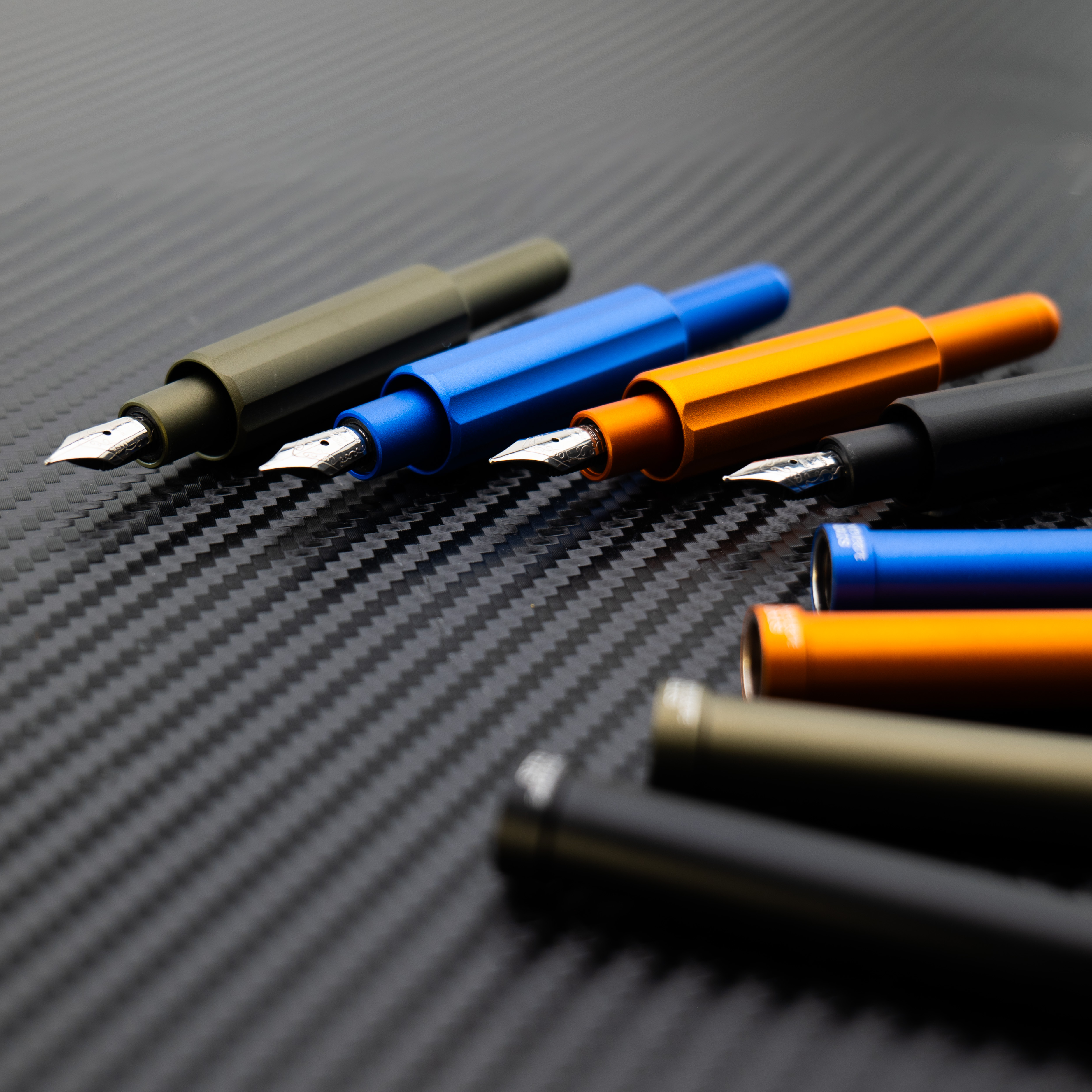 Monteverde Axis Matte Blue Fountain Pen