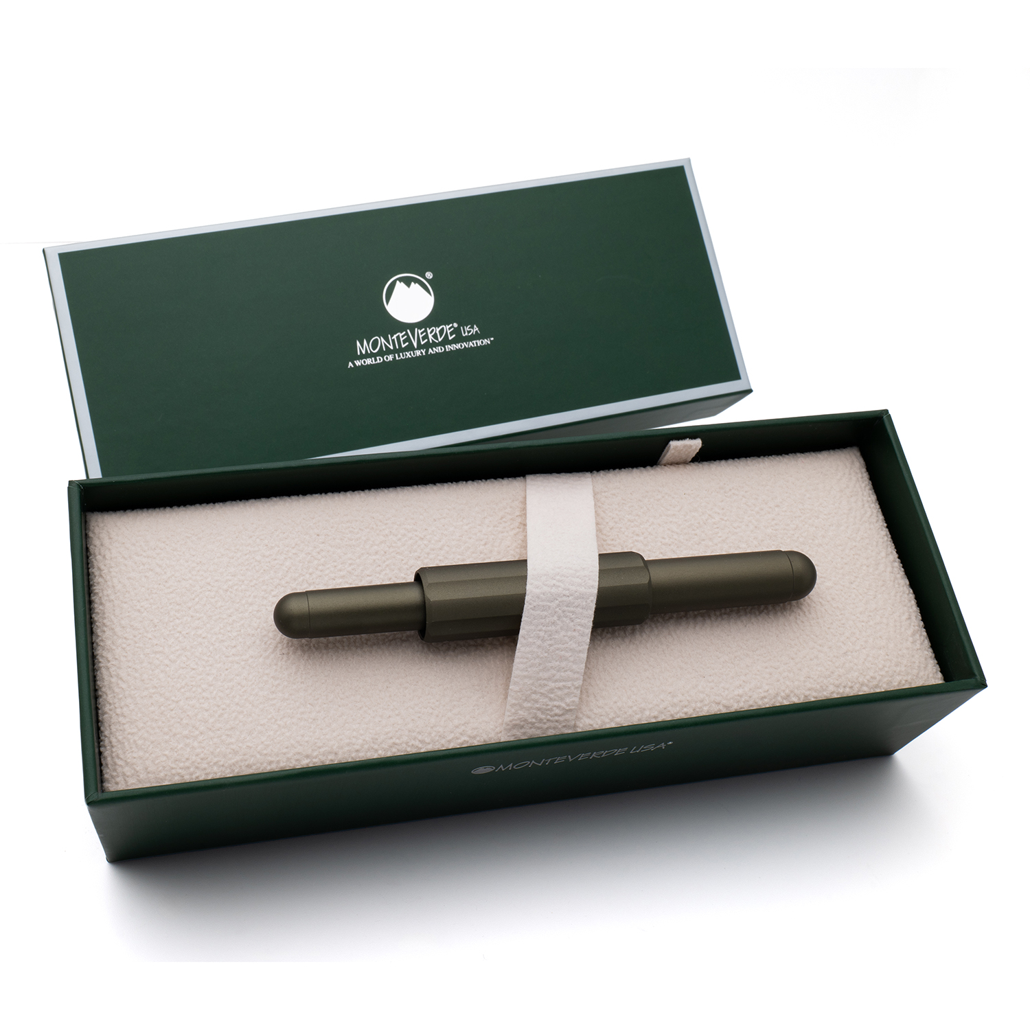 Monteverde Axis Matte Olive Green Caneta de Tinta Permanente