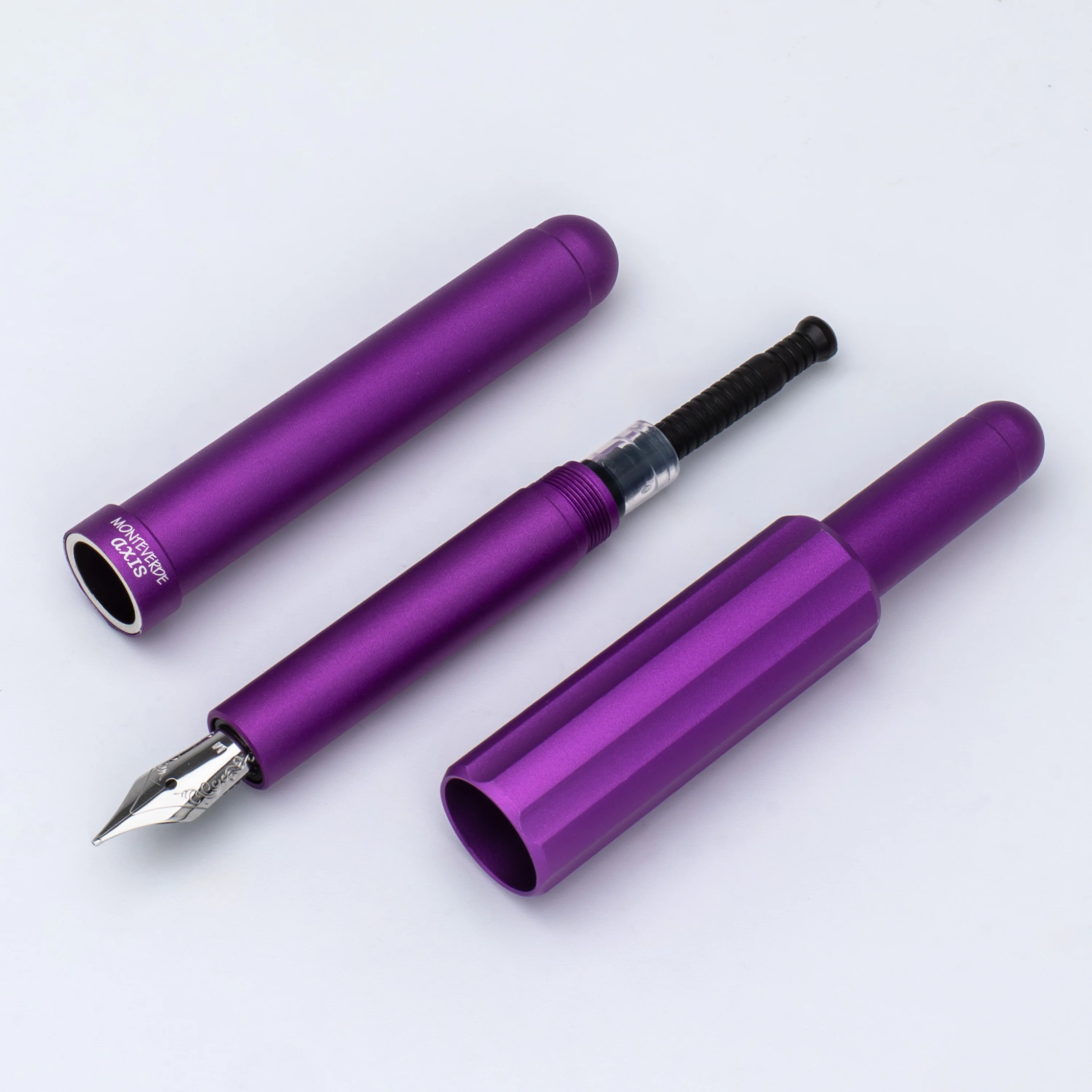 Monteverde Axis Matte Purple Caneta de Tinta Permanente