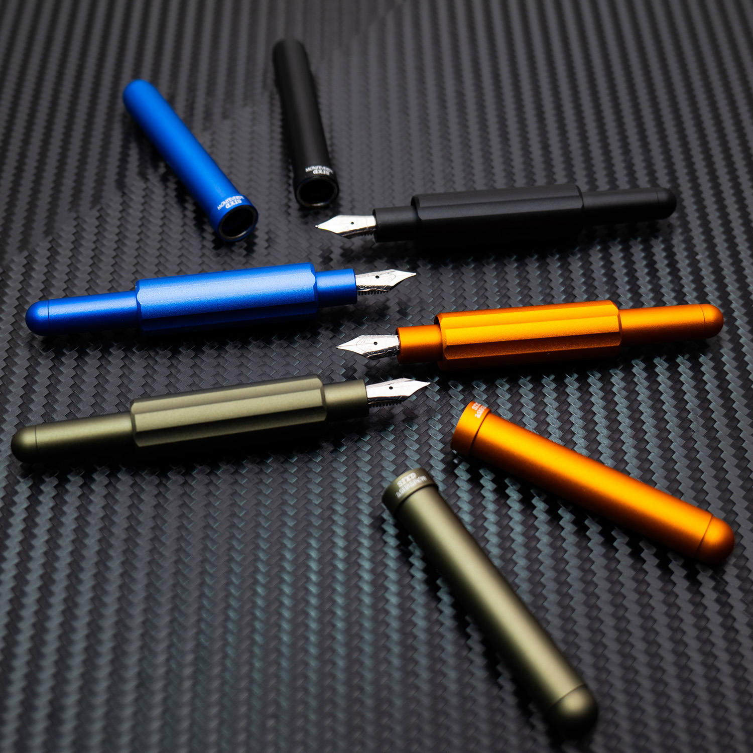 Monteverde Axis Matte Blue Fountain Pen