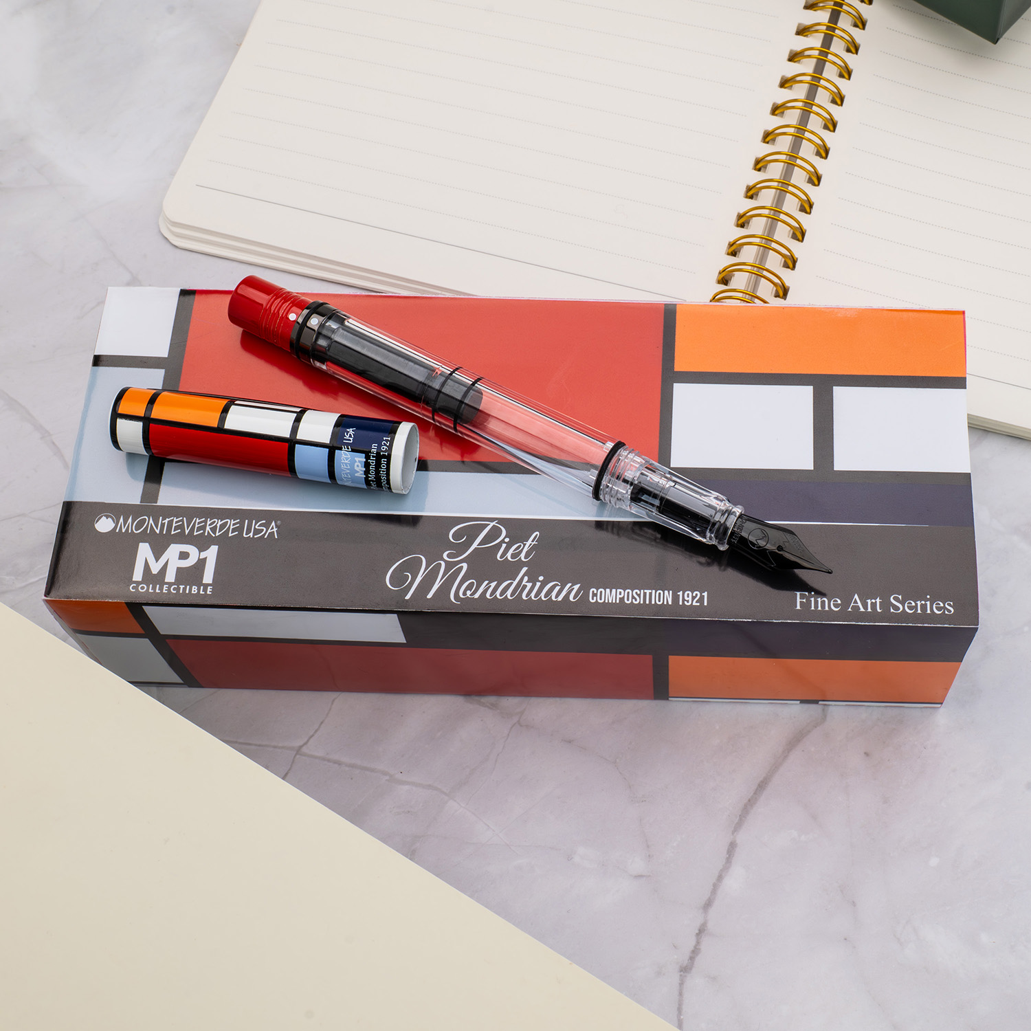 Monteverde MP1 Mondrian Composition 1921 Limited Edition Stylo Plume