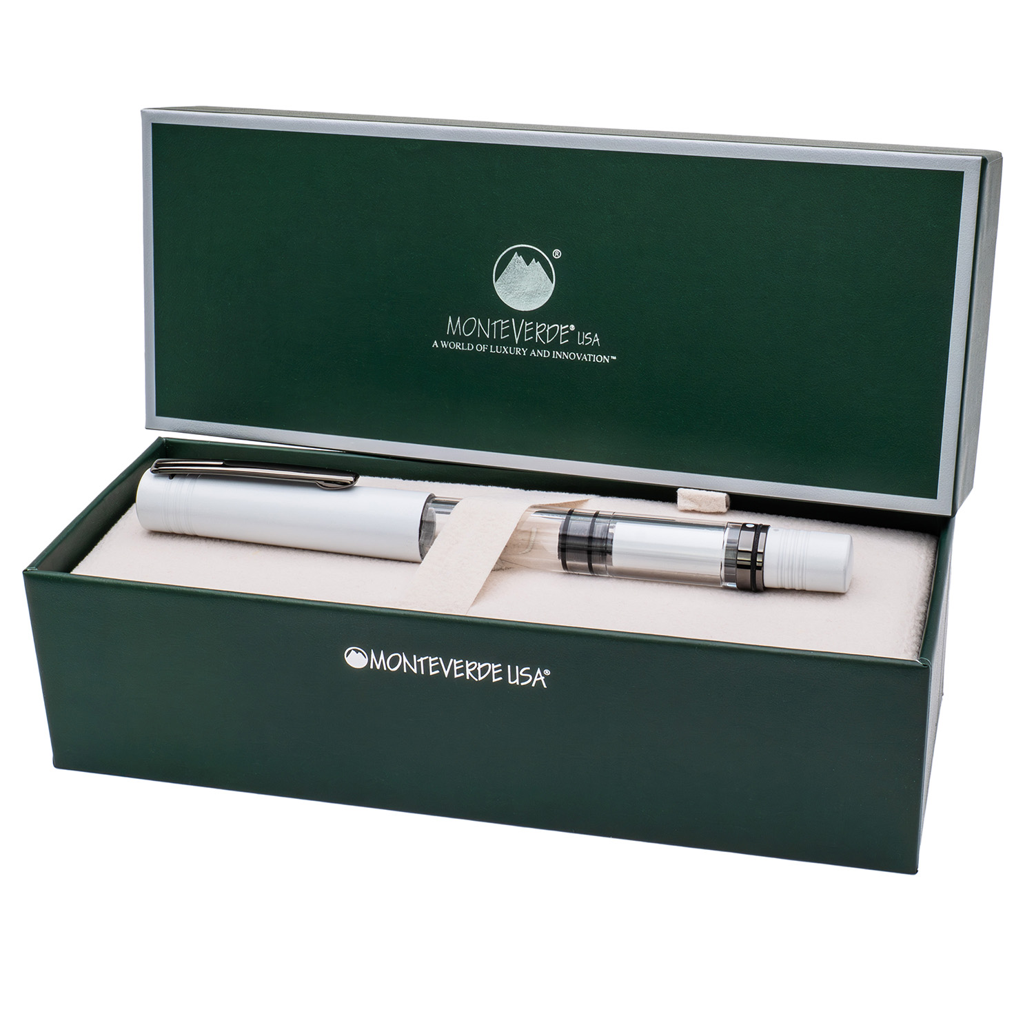 Monteverde MP1 White Lotus Limited Edition Stylo Plume
