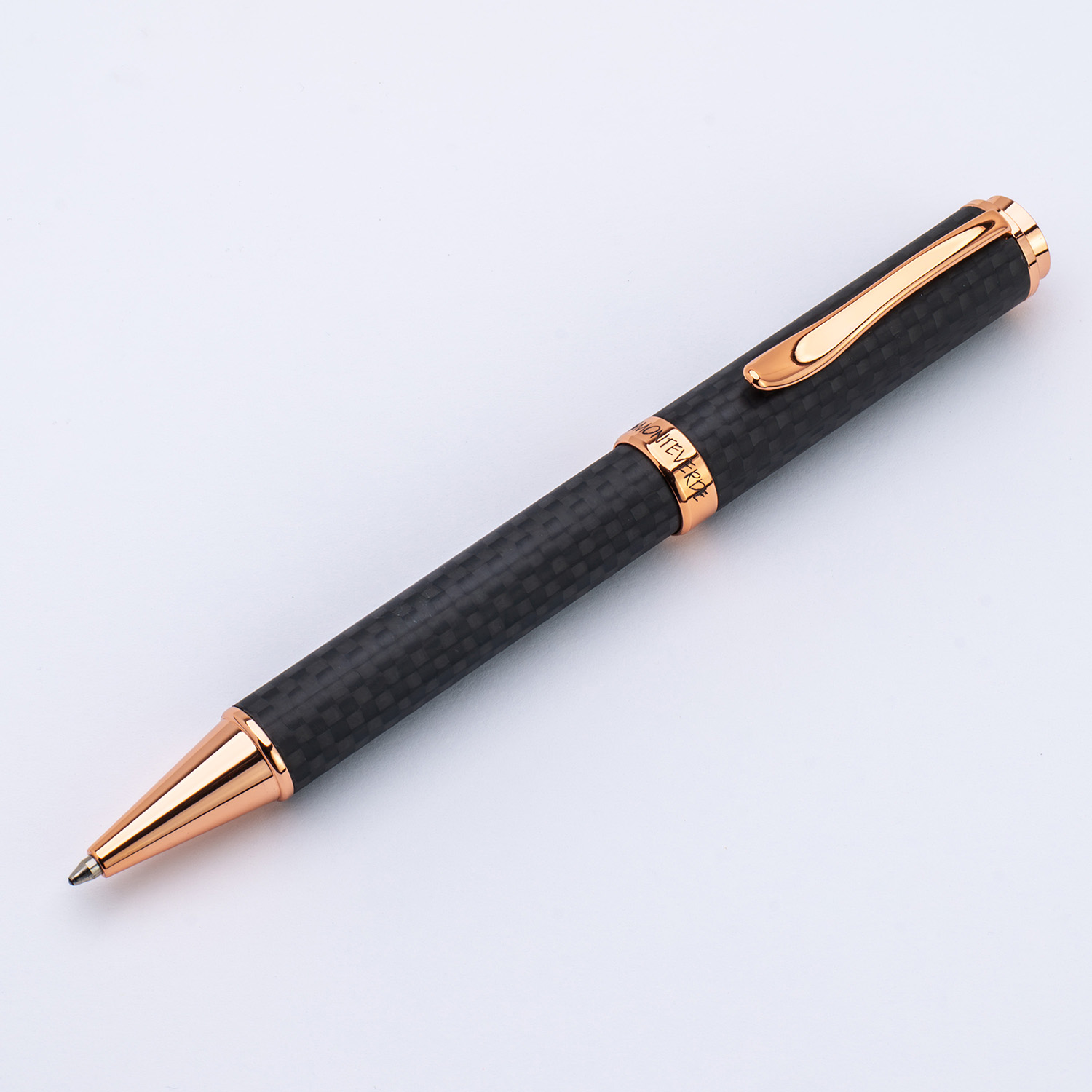 Monteverde Innova Matte Carbon Fiber Rose Gold Balpen