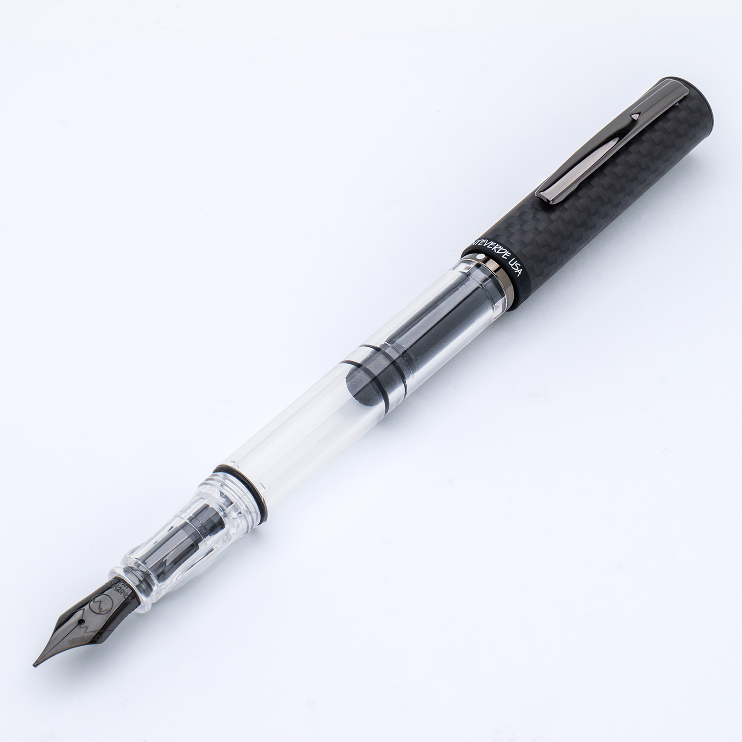 Monteverde MP1 Carbon Fiber Caneta de Tinta Permanente