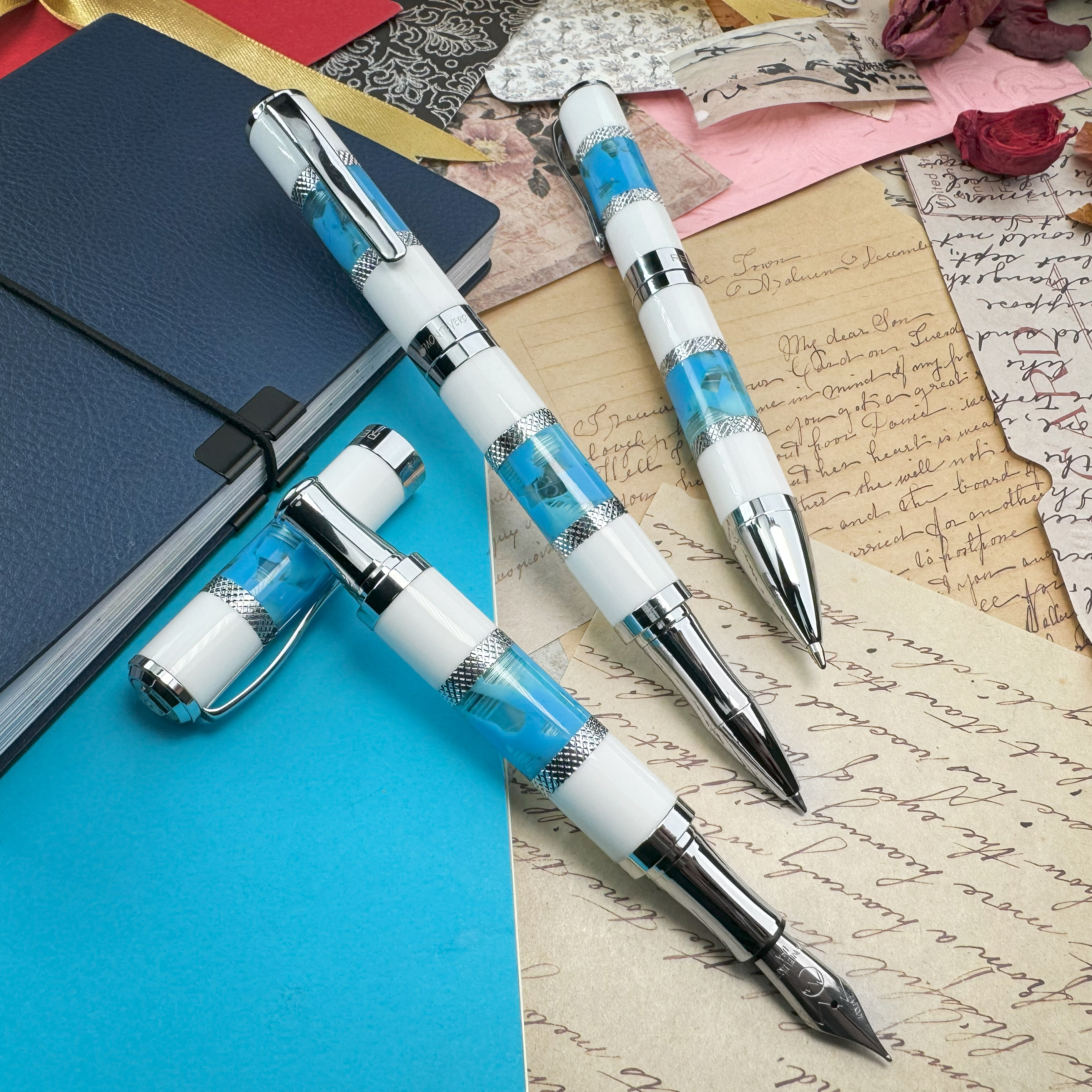 Monteverde Regatta Santorini Blue Ballpoint