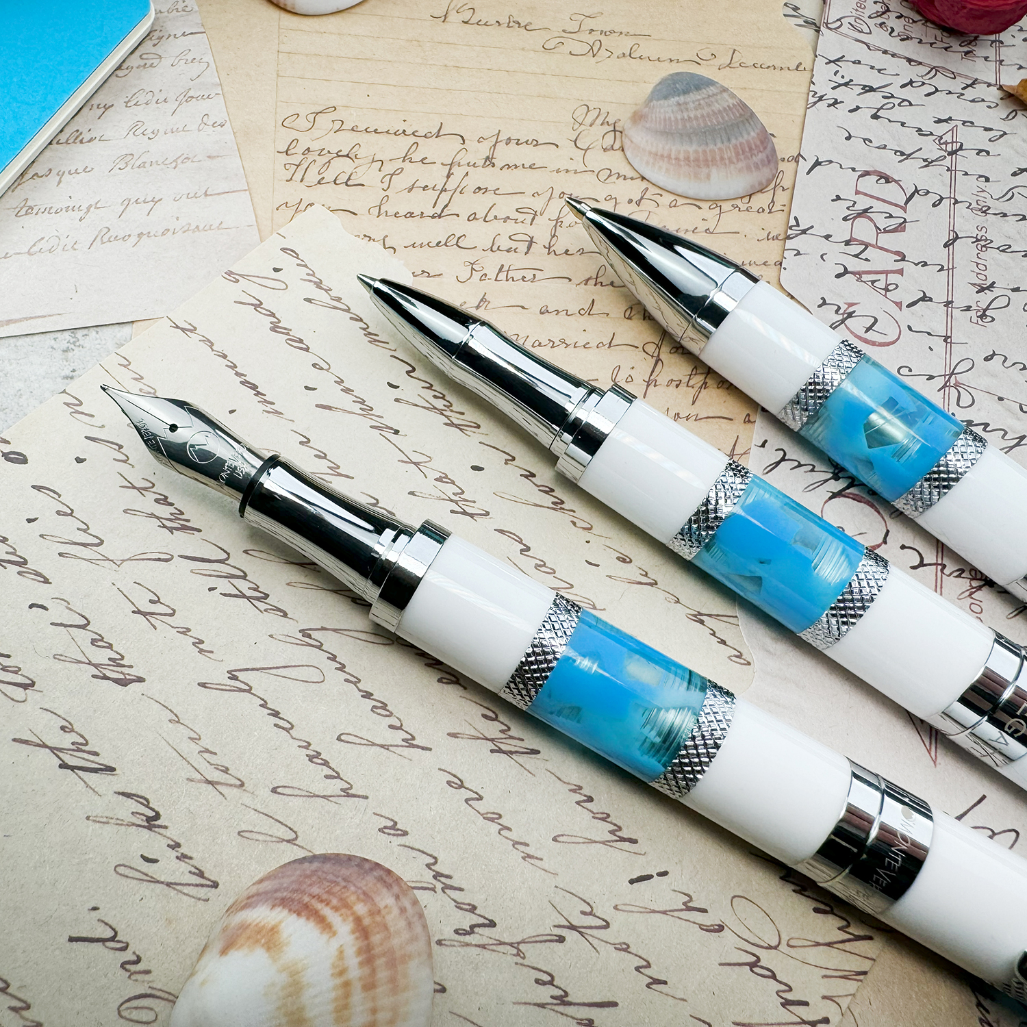 Monteverde Regatta Santorini Blue Ballpoint