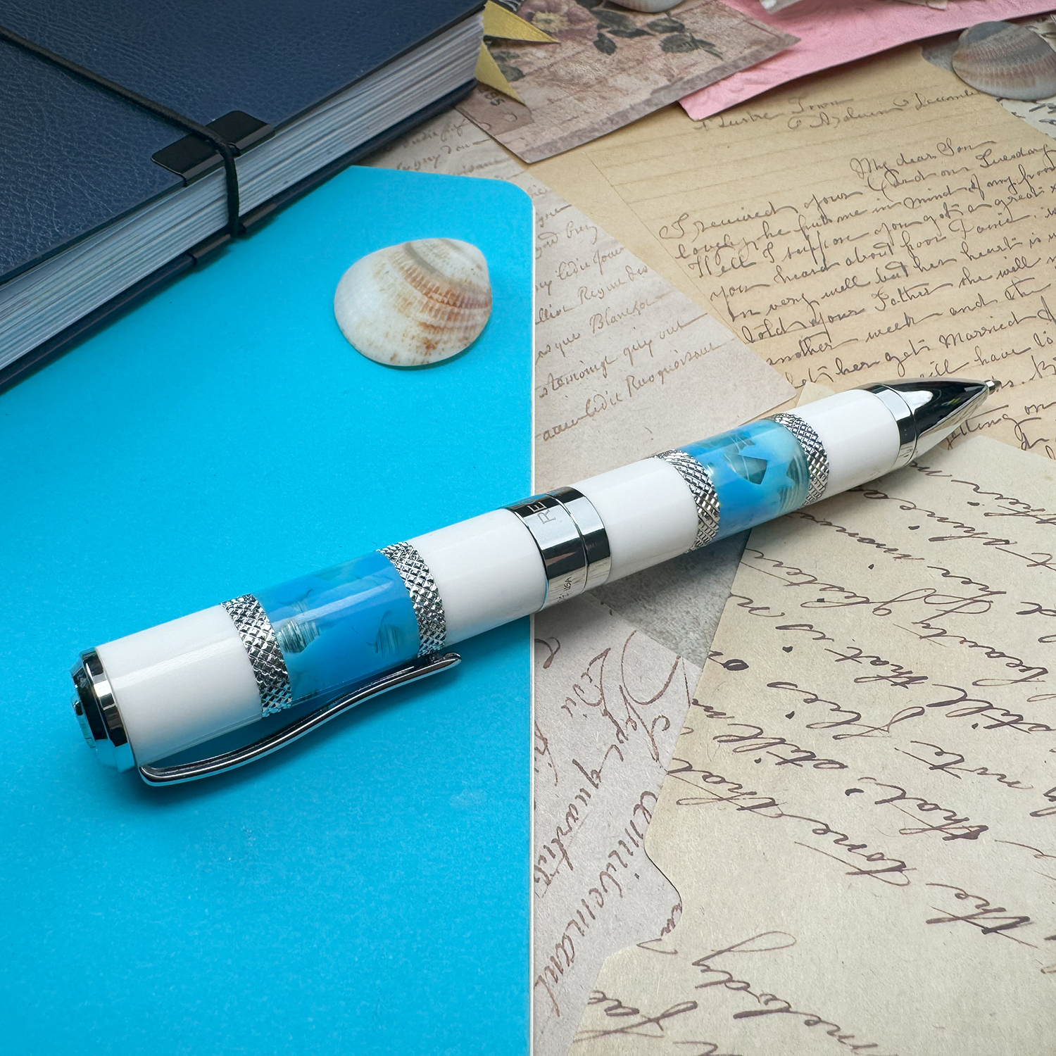 Monteverde Regatta Santorini Blue Ballpoint