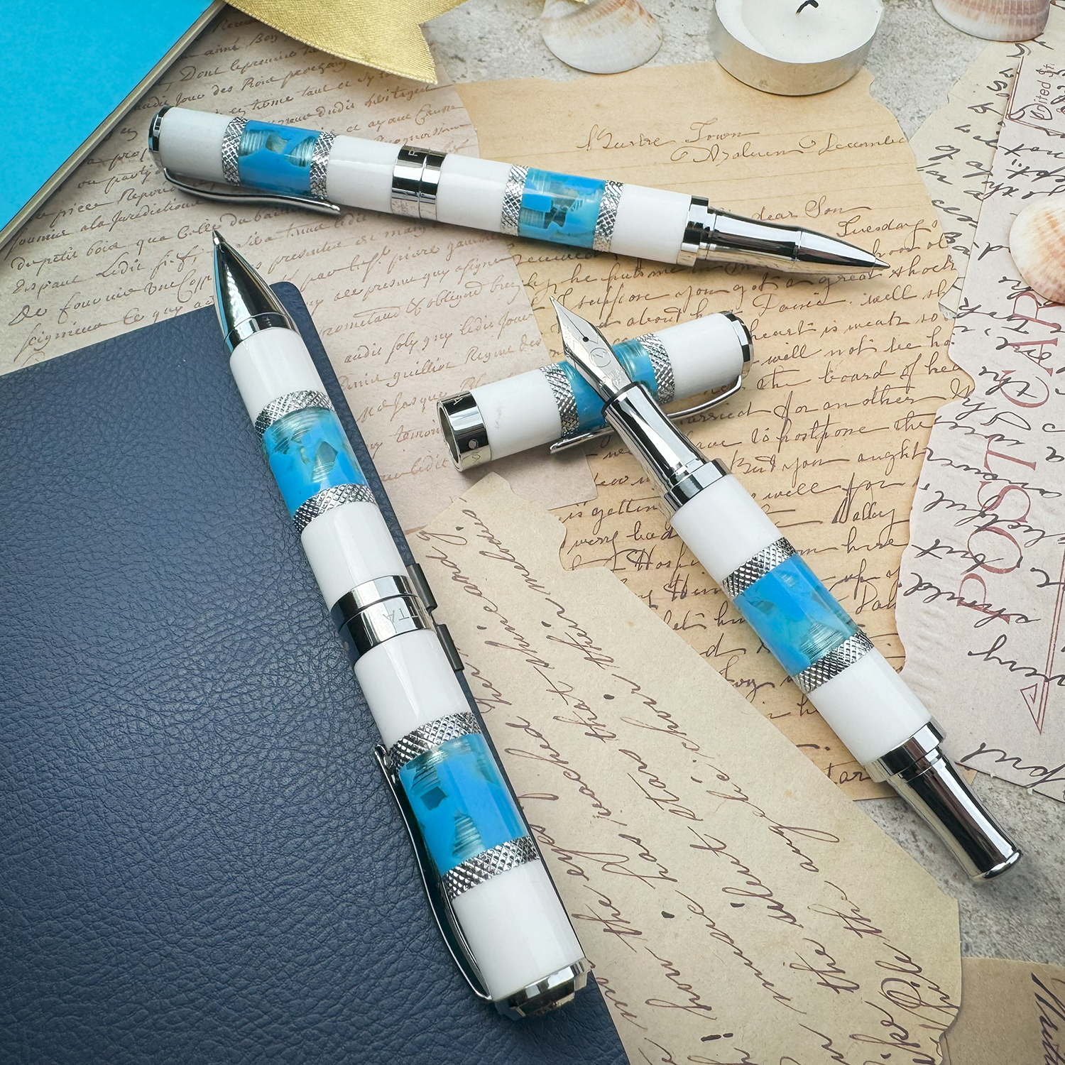 Monteverde Regatta Santorini Blue Ballpoint
