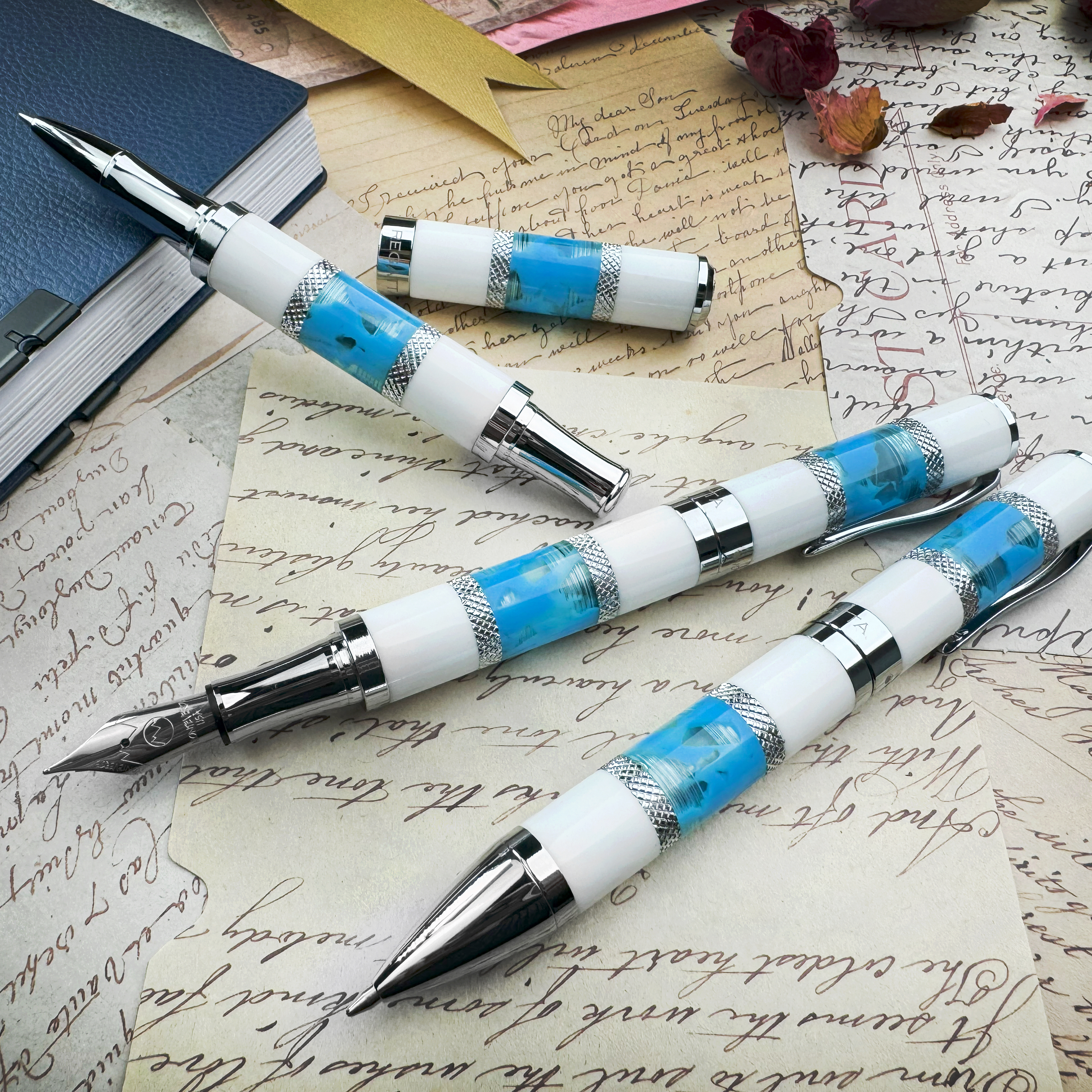 Monteverde Regatta Santorini Blue Ballpoint