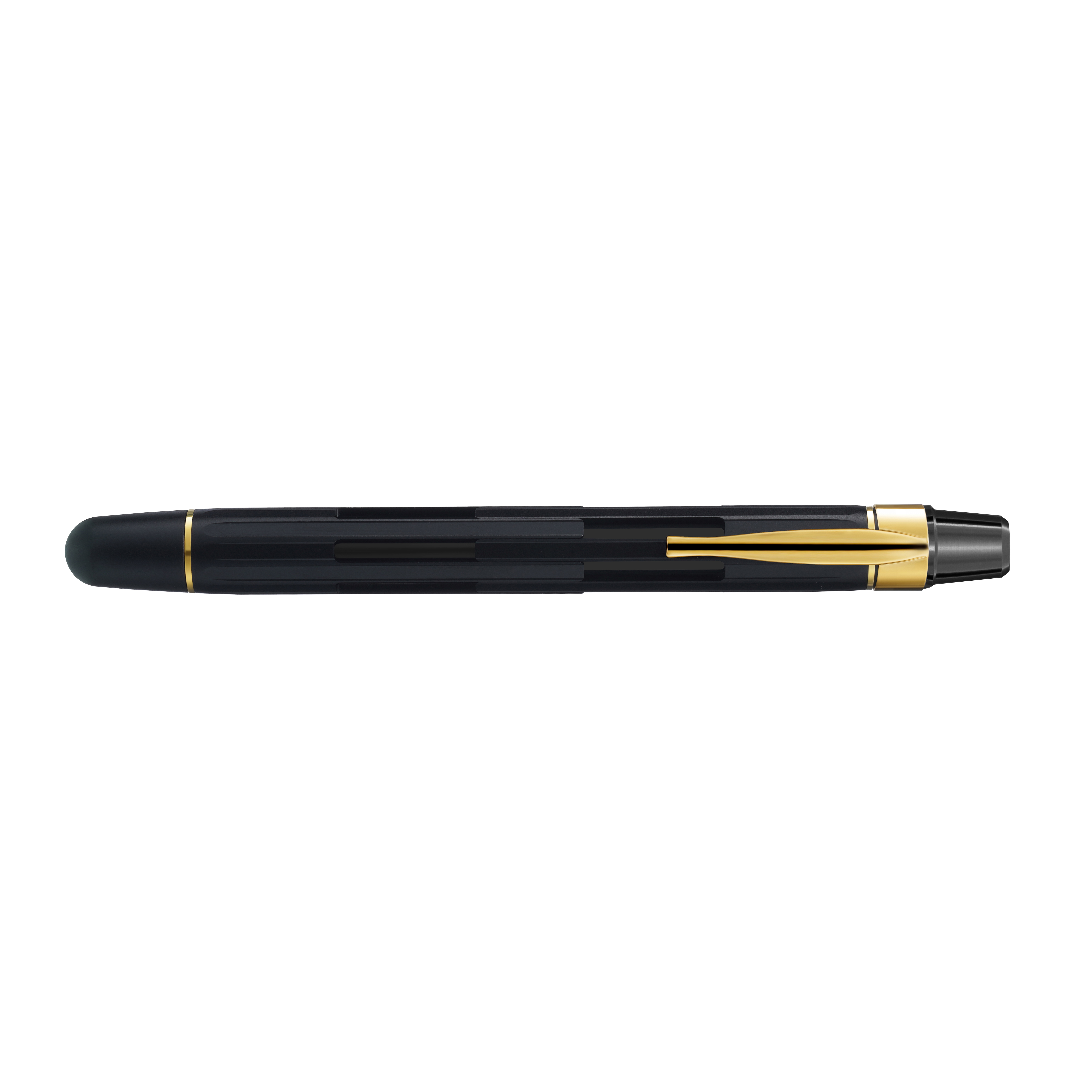 Nahvalur Eclipse Black Gold Retractable Fountain Pen