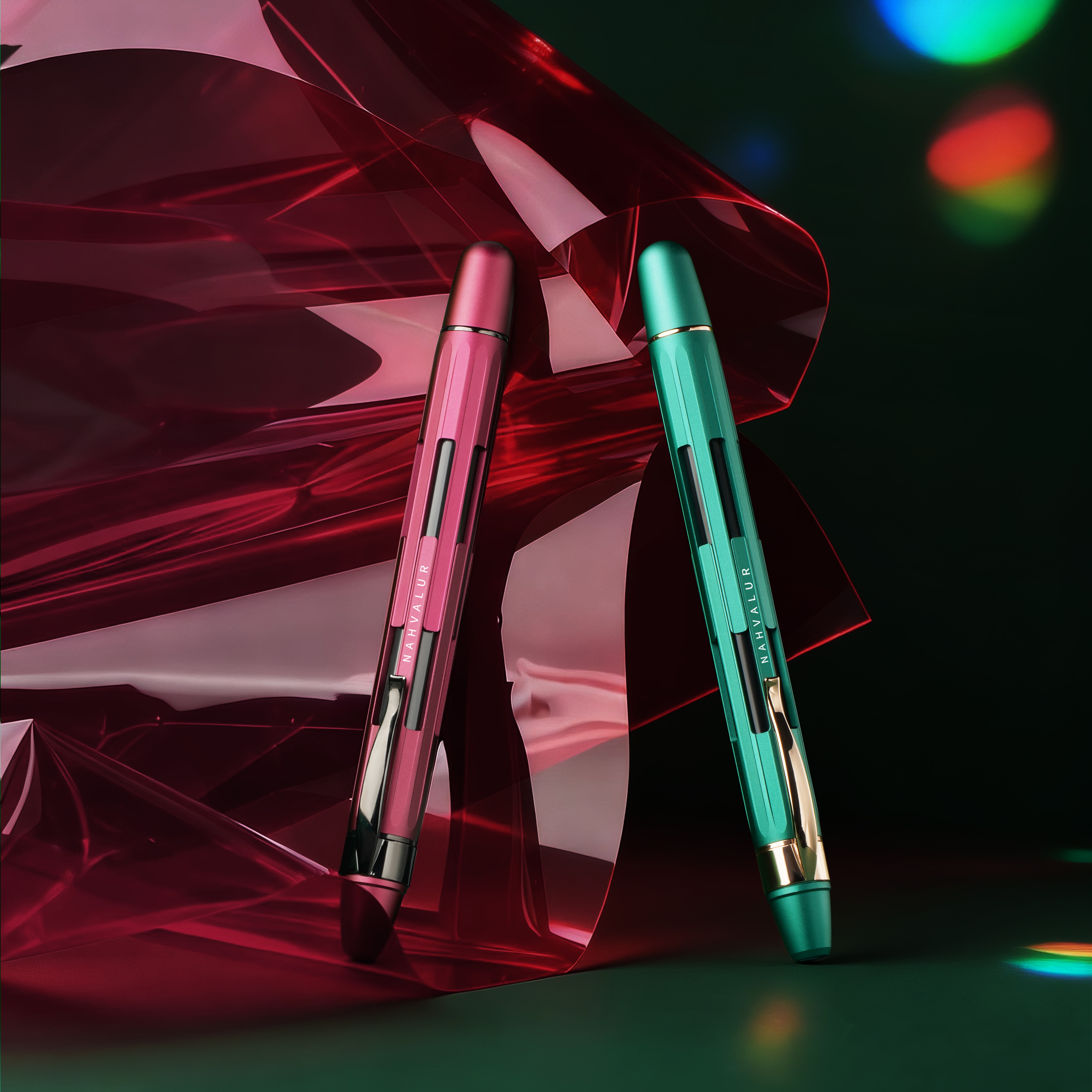 Nahvalur Eclipse Ruby BT Rétractable Stylo Plume