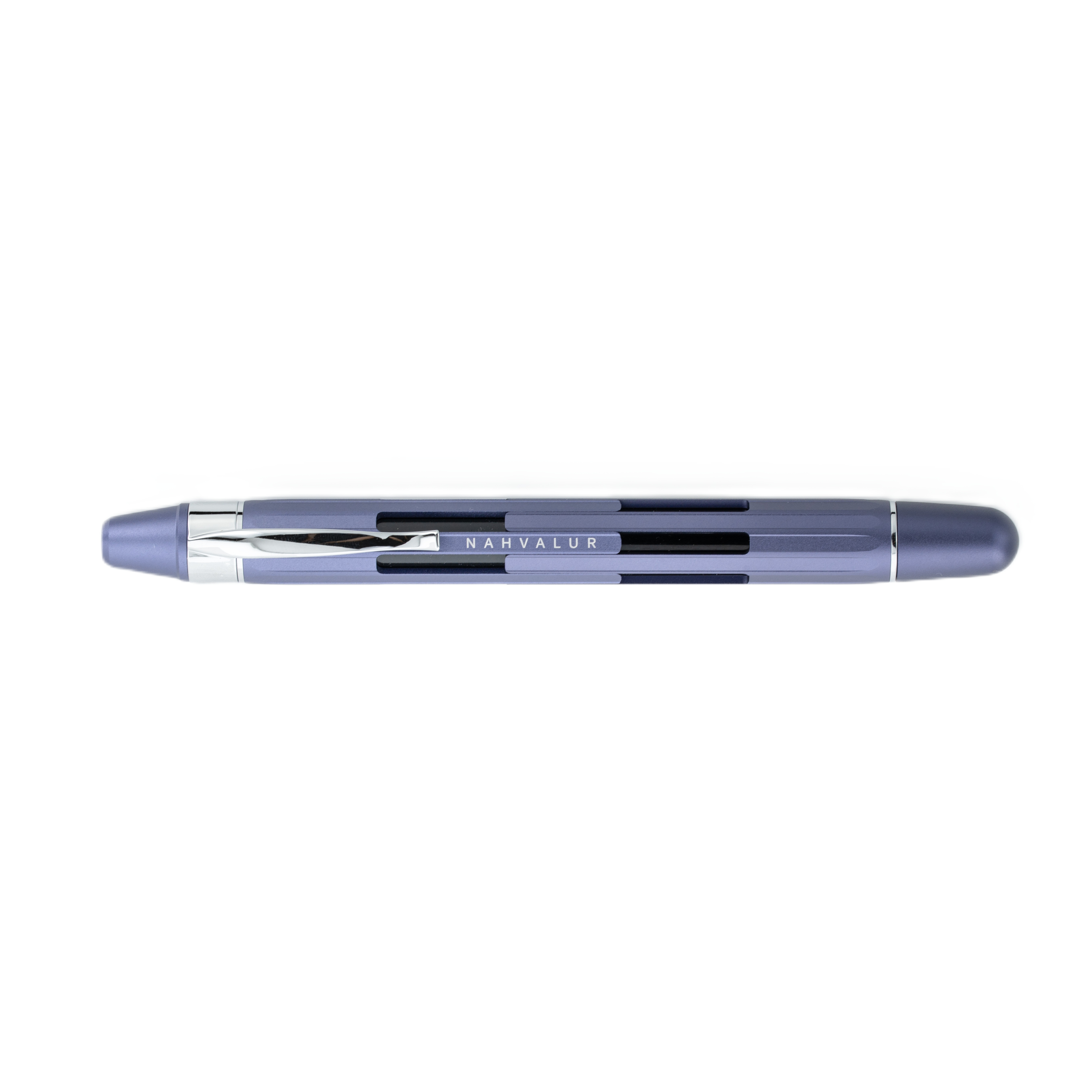 Nahvalur Eclipse Hepatizon Silver Retractable Fountain Pen