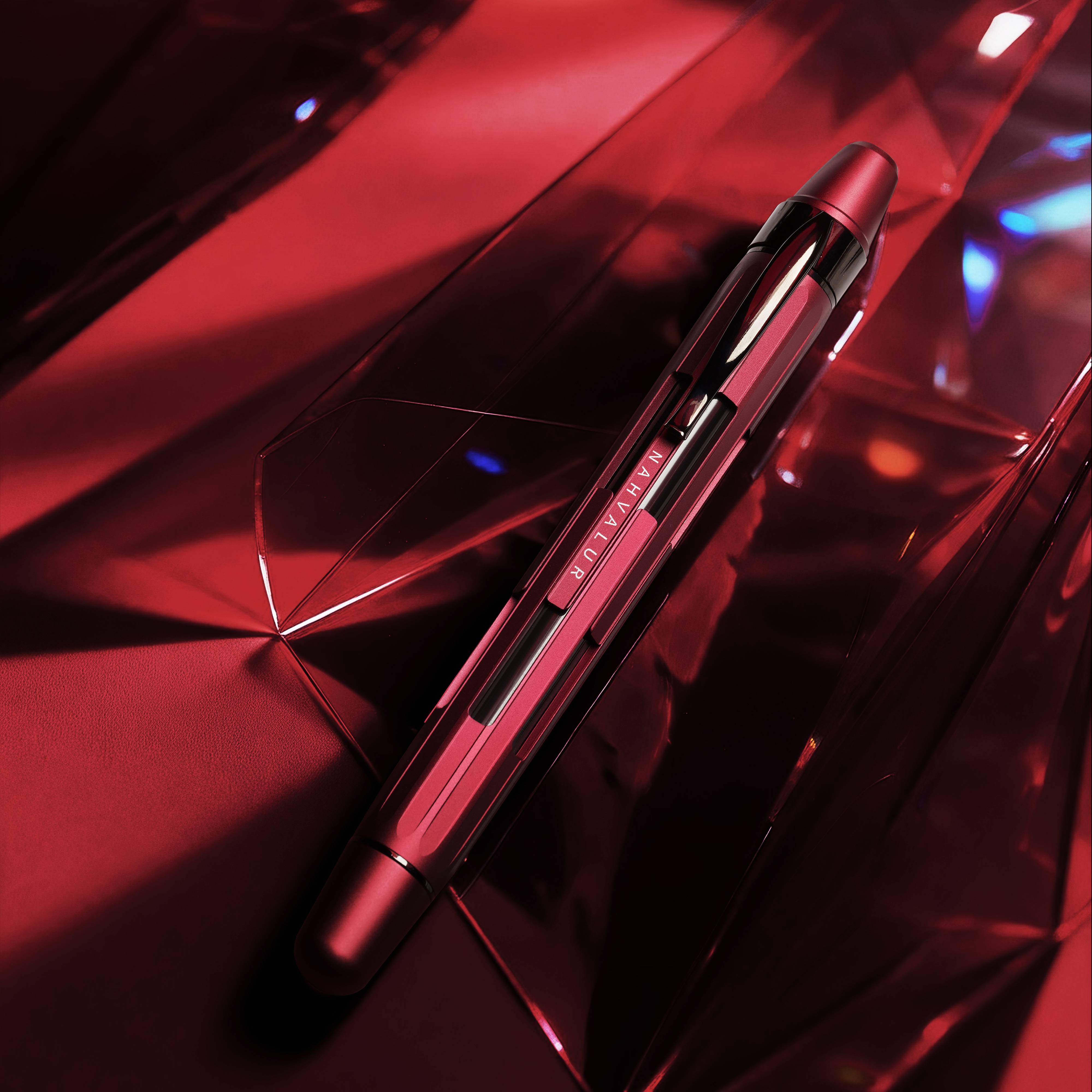 Nahvalur Eclipse Ruby BT Rétractable Stylo Plume