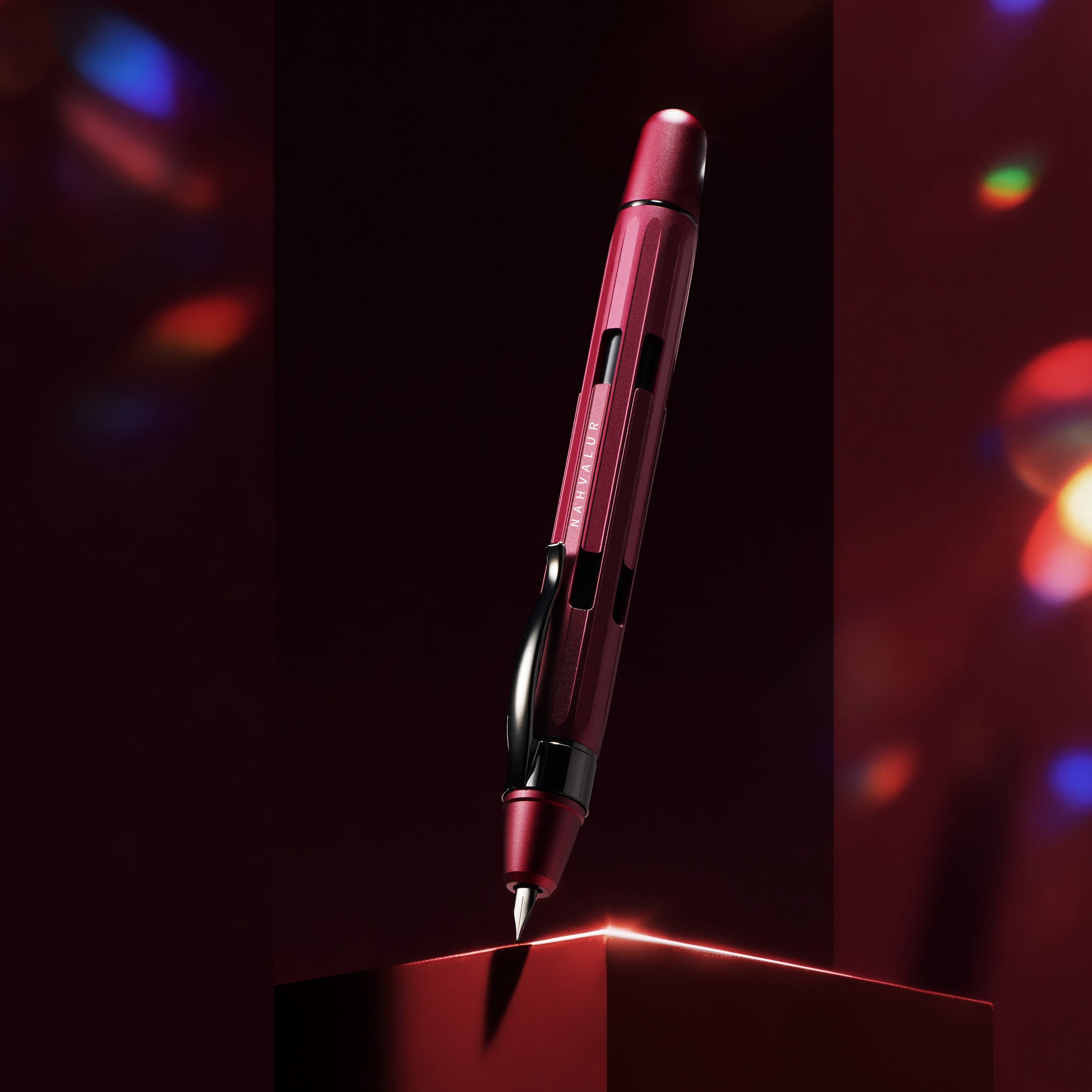 Nahvalur Eclipse Ruby BT Rétractable Stylo Plume