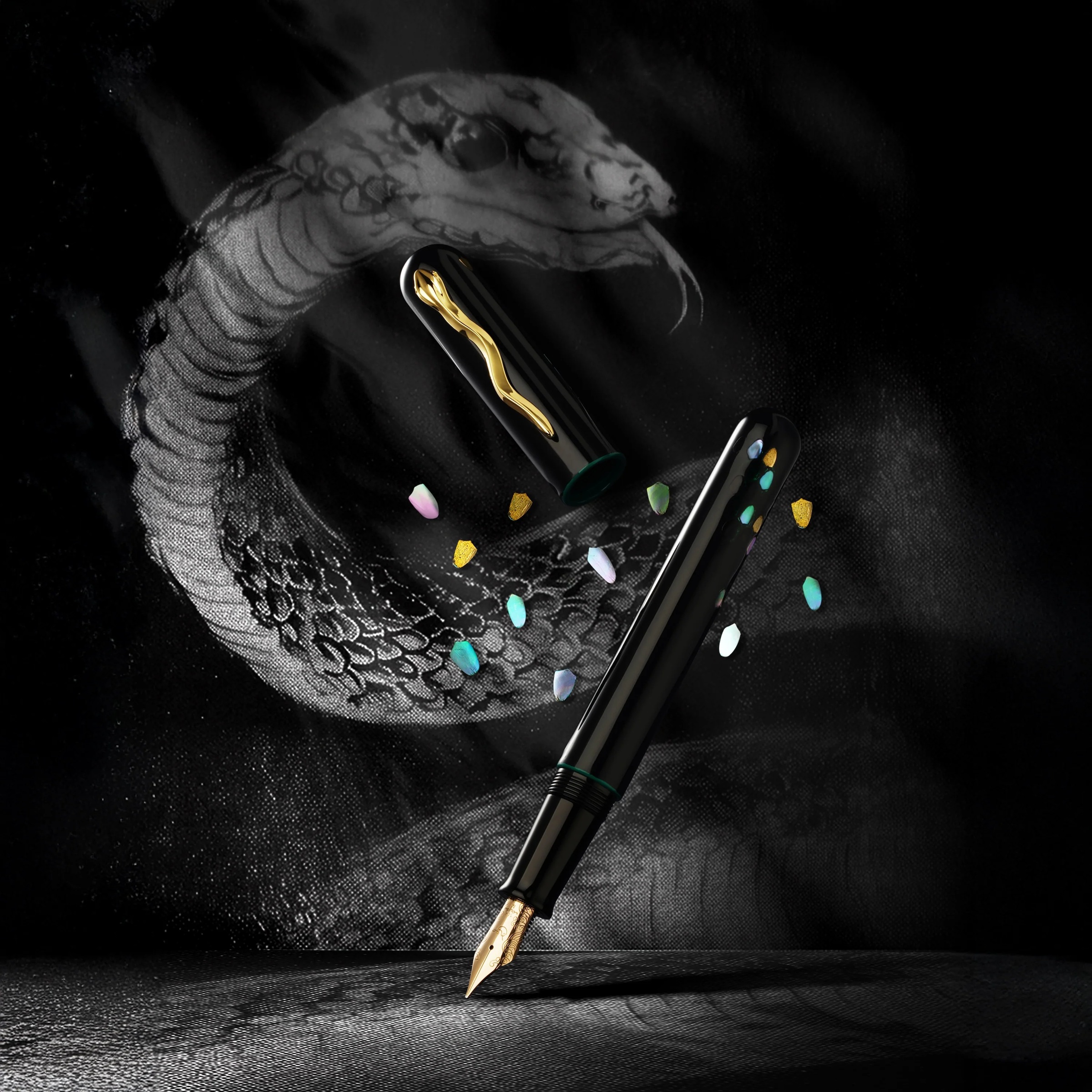Ikkaku by Nahvalur Urushi Year of Snake LE Füllfederhalter