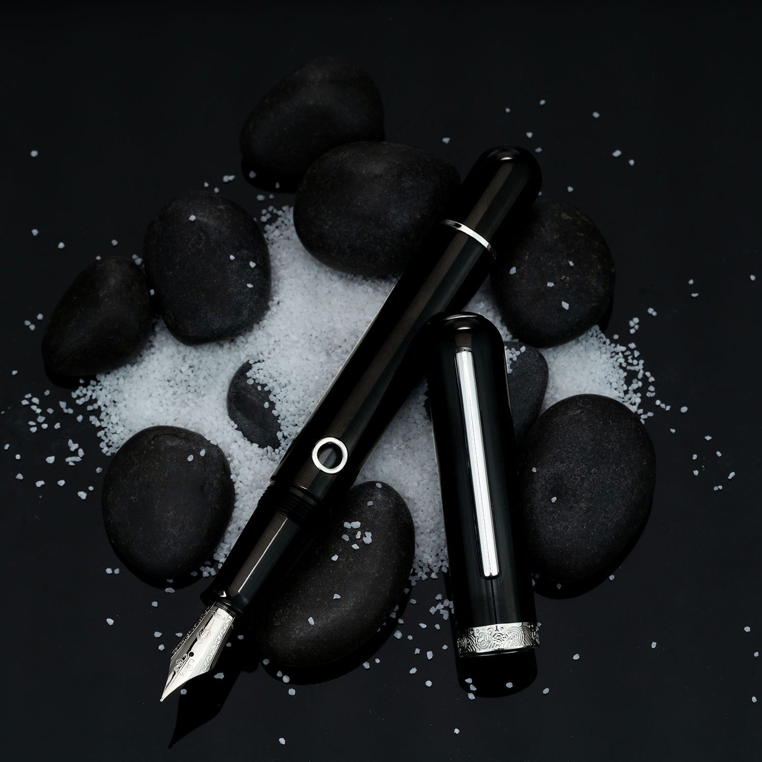 Nahvalur Nautilus Cephalopod Black ST Fountain Pen