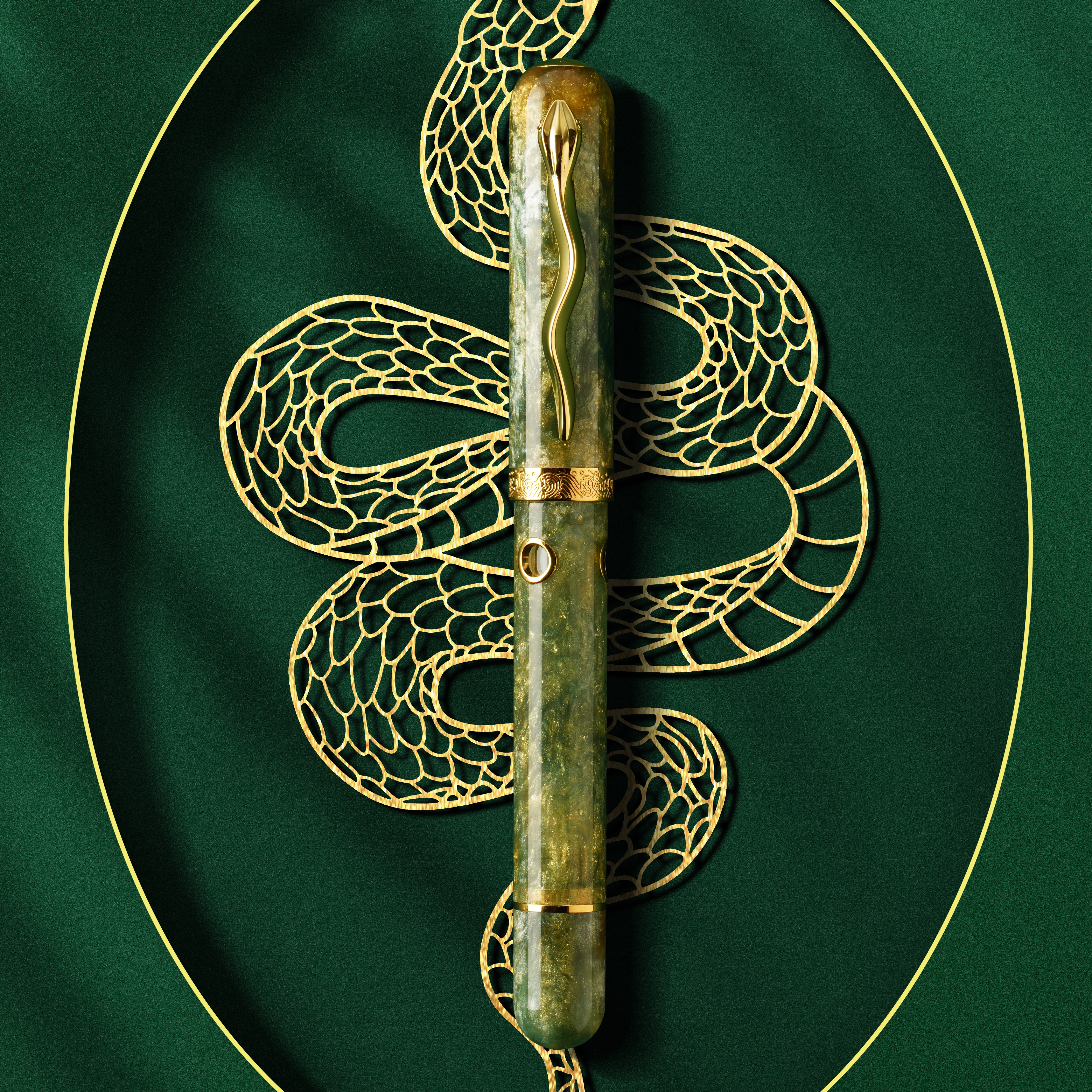 Nahvalur Nautilus Pen Of The Year Zodiac Snake 2025 LE GT Fountain Pen