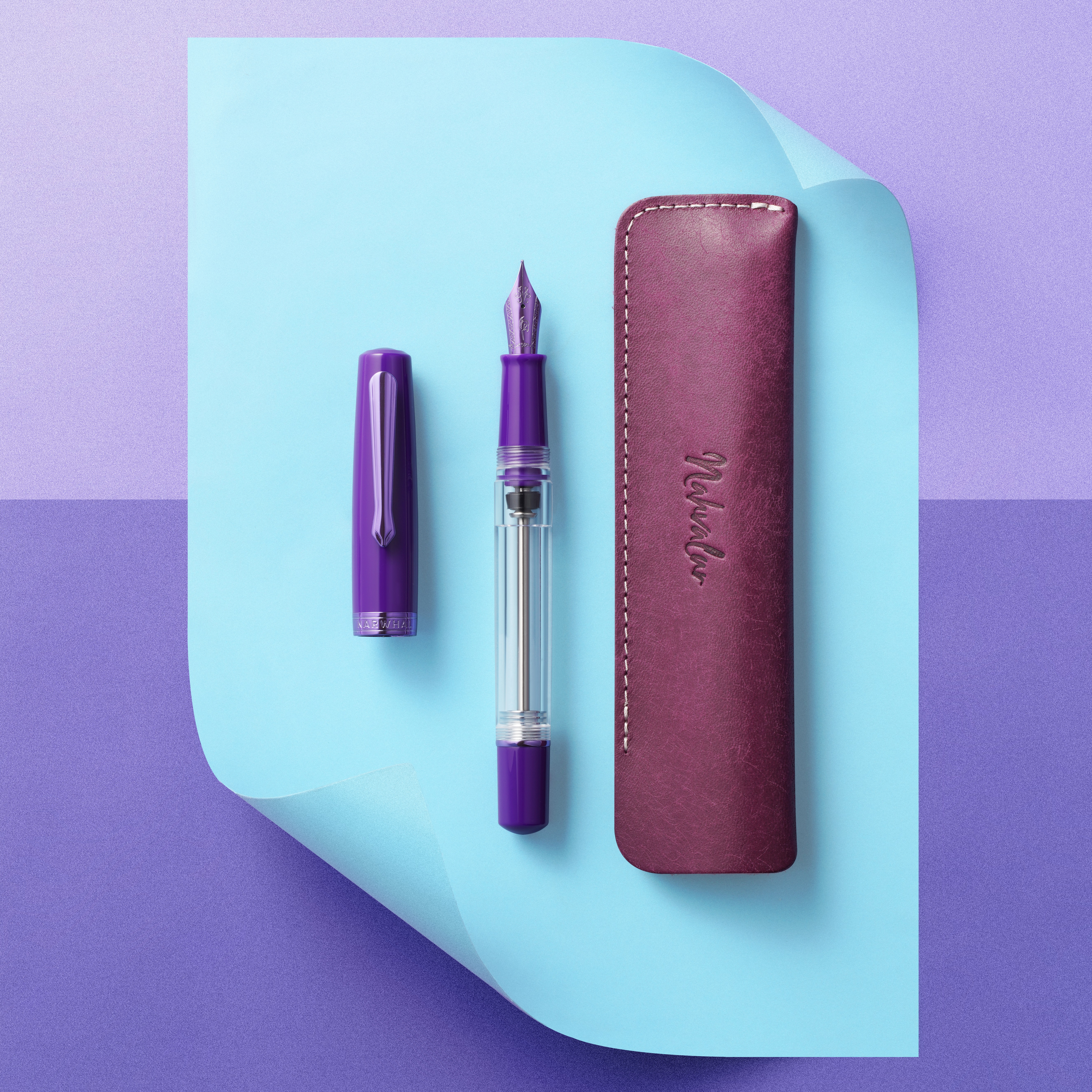 Nahvalur Original Plus Amethyst Purple Stylo Plume