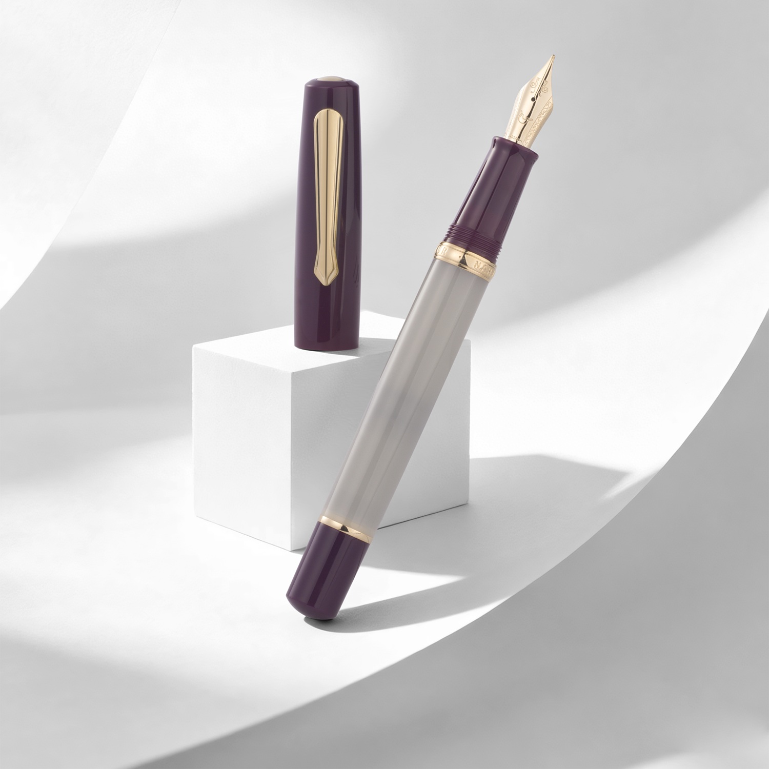 Nahvalur Original Violet Ash Special Edition RGT Pióro wieczne