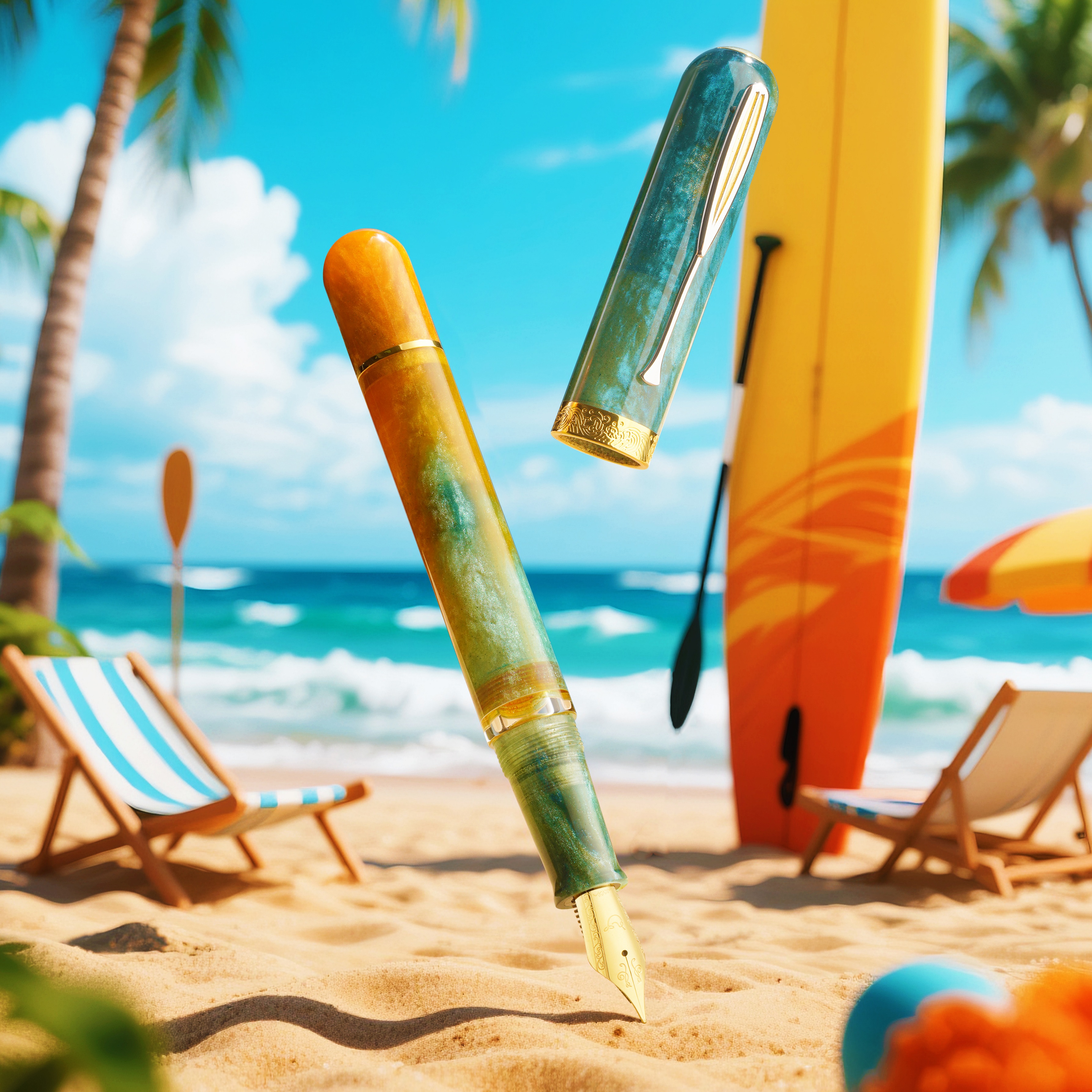Nahvalur Voyage Hawaii GT LE Fountain pen