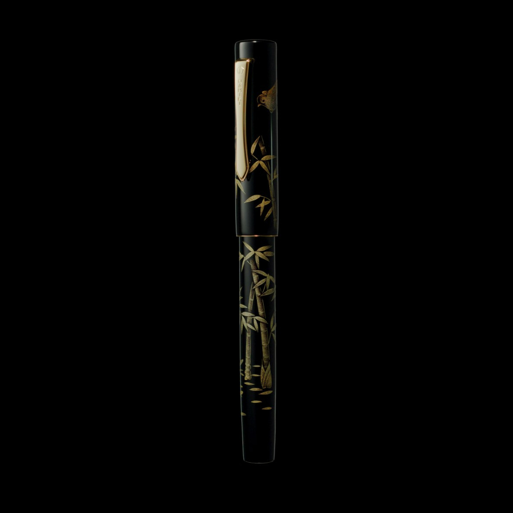 Namiki Yukari Chinkin Bamboo and Sparrow Fountain pen