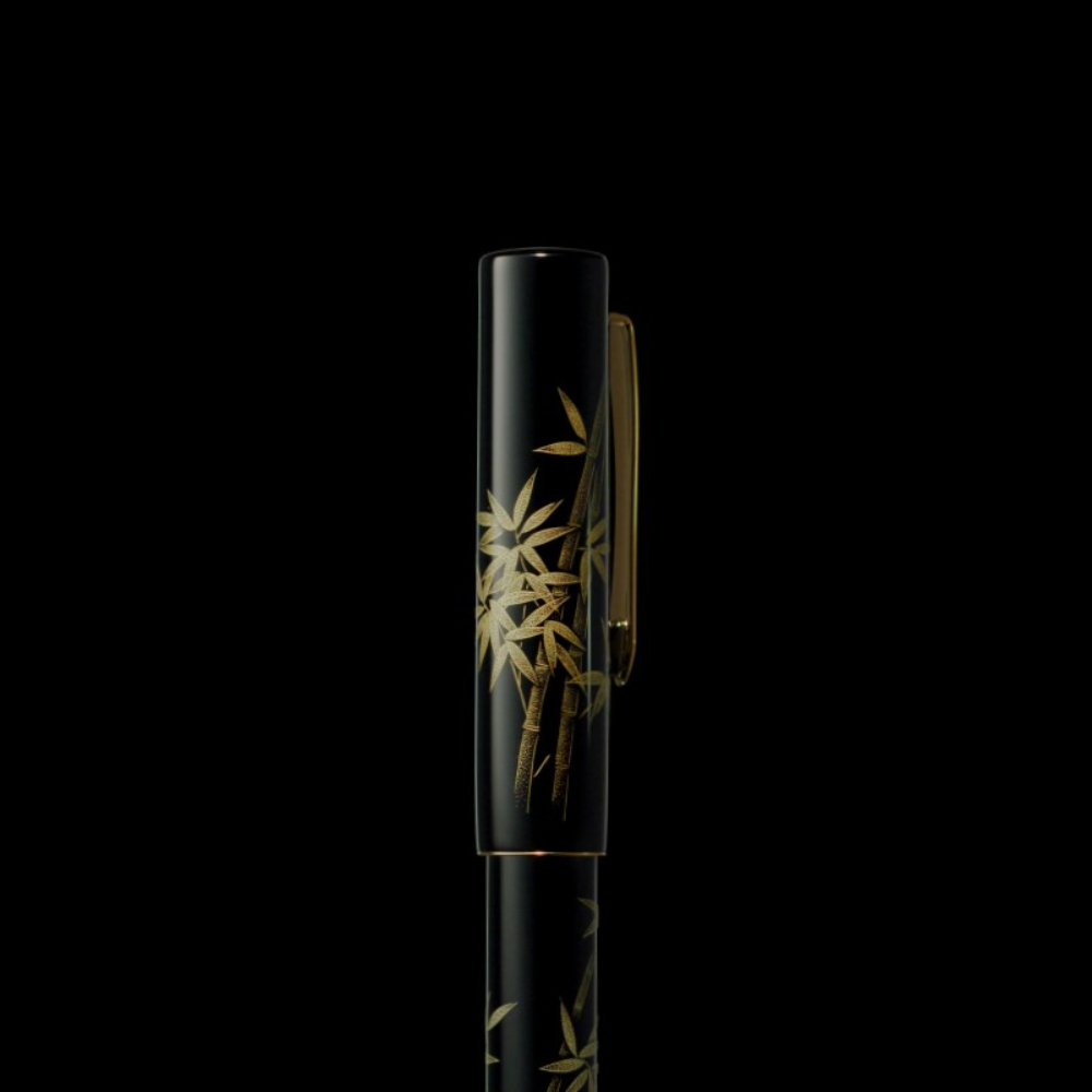 Namiki Yukari Chinkin Bamboo and Sparrow Fountain pen