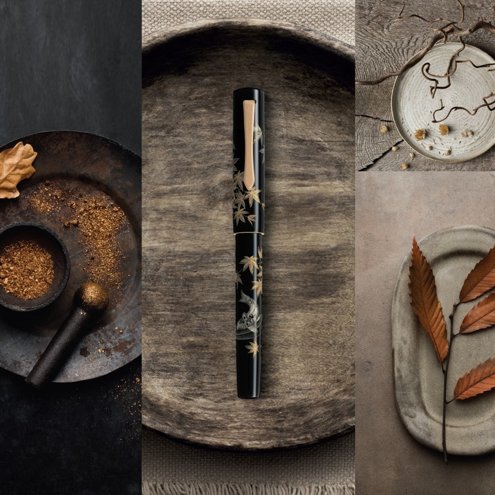 Namiki Yukari Chinkin Beauty of Autumn Leaves Fountain pen
