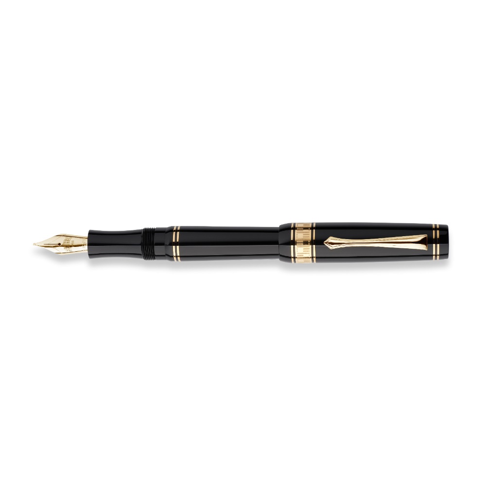 Nettuno 1911 Superba Glossy Black Füllfederhalter