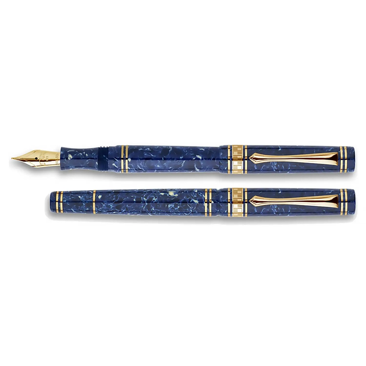Nettuno 1911 Superba Sapphire Celluloid LE GT Stylo Plume