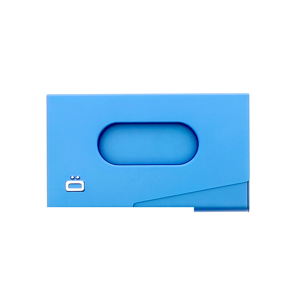 Ögon Designs One Touch Blue Business Card Holder
