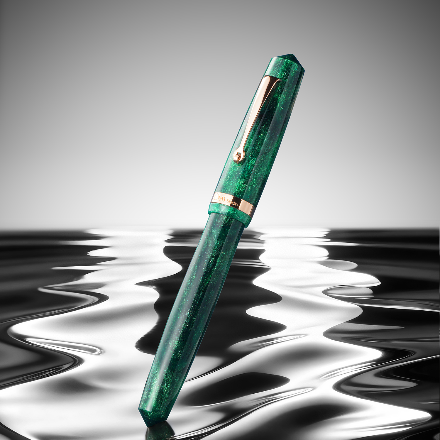 Omas Studio Smeraldo Elegante RGT Caneta de tinta permanente