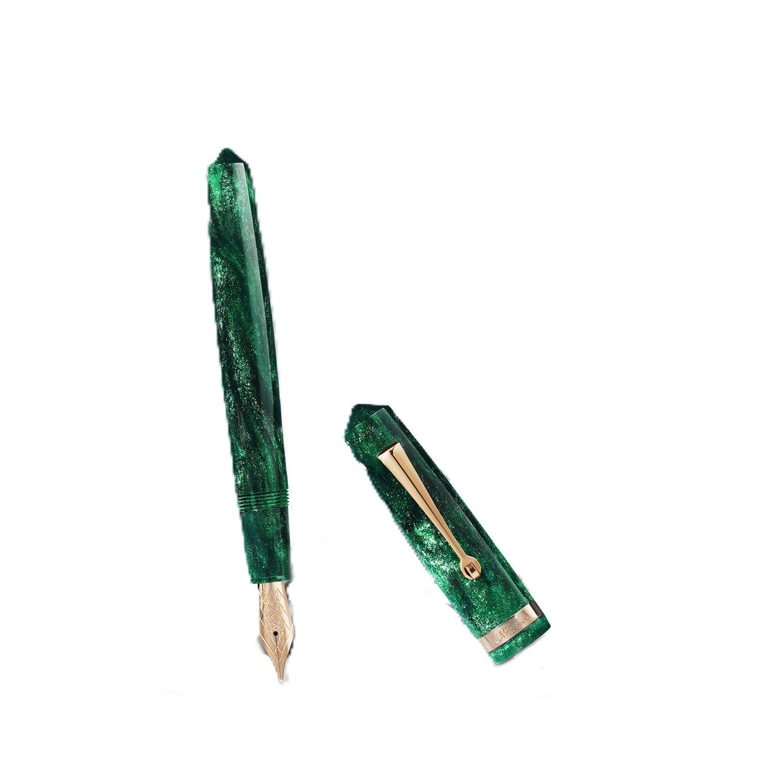 Omas Studio Smeraldo Elegante RGT Caneta de tinta permanente