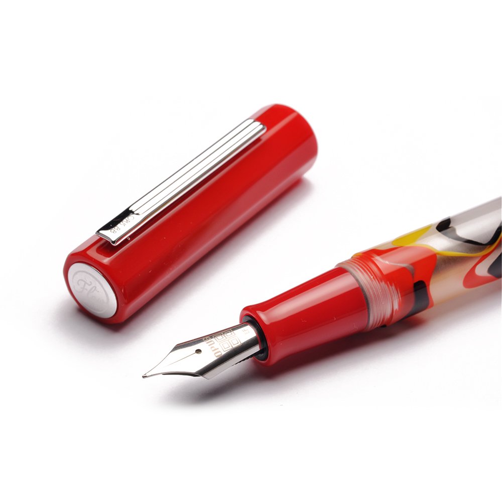 Opus 88 Flow Red Fountain pen