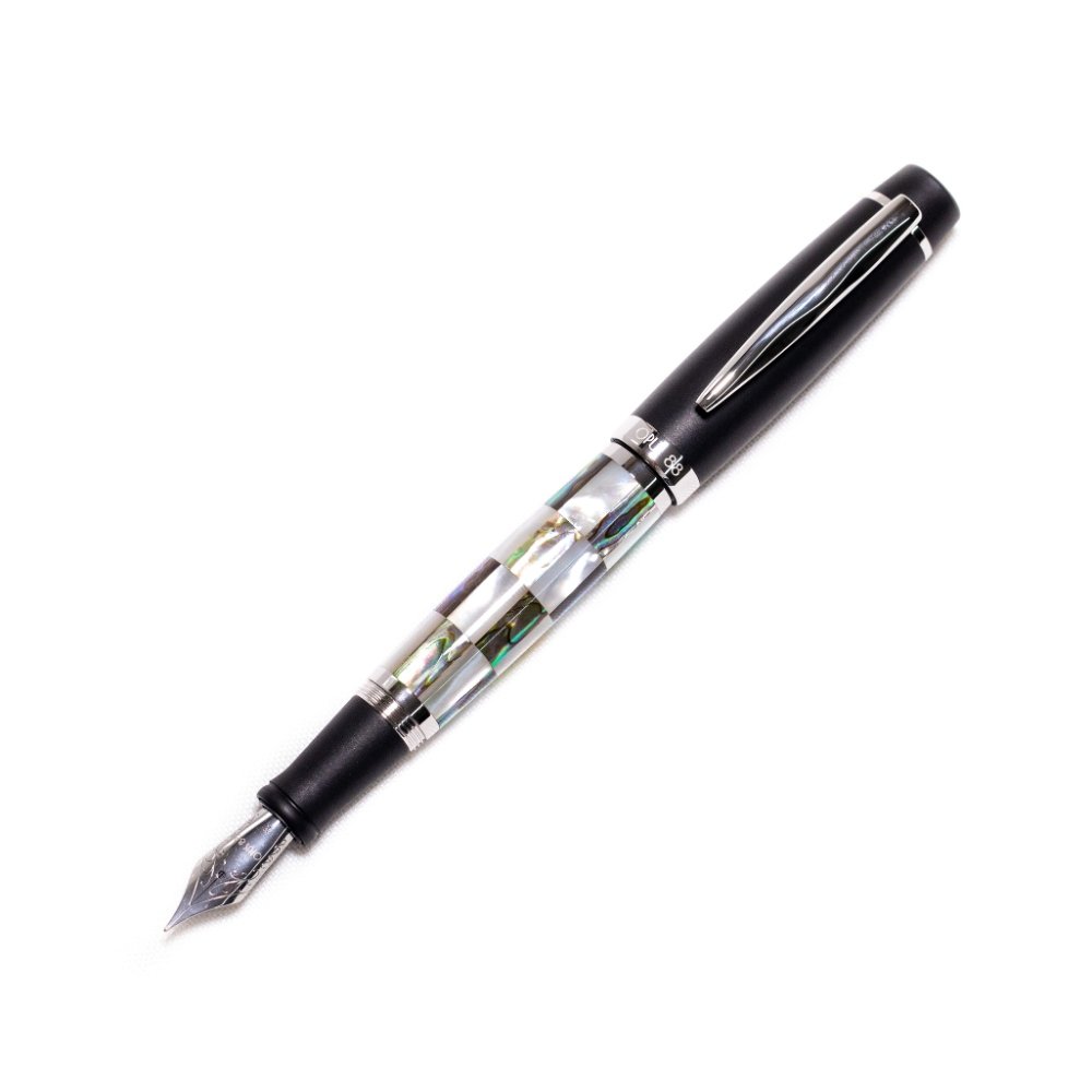 Opus 88 Premium Shell Check Fountain pen