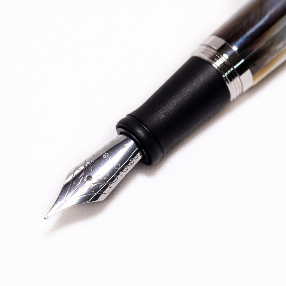 Opus 88 Premium Shell Check Fountain pen