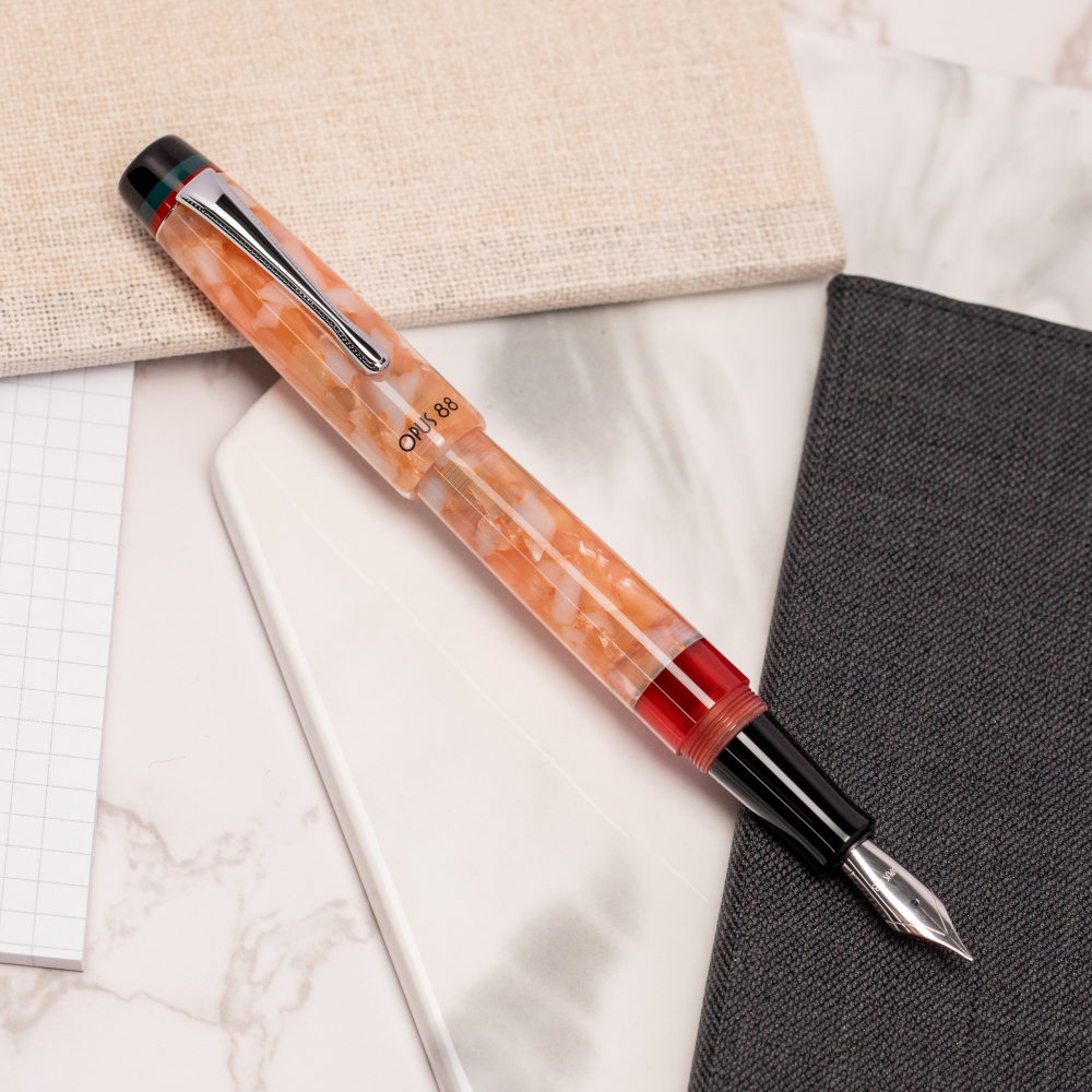 Opus 88 Minty Orange Fountain pen