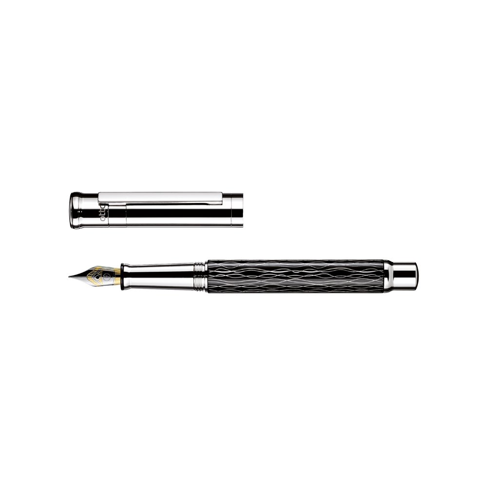 Otto Hutt Design 04 Wave Black Fountain pen