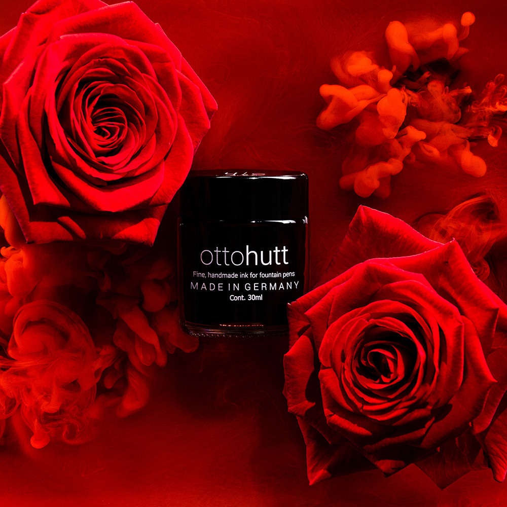 Otto Hutt Design Scented Ink Luna Eclipse Young Rose Tintenfass