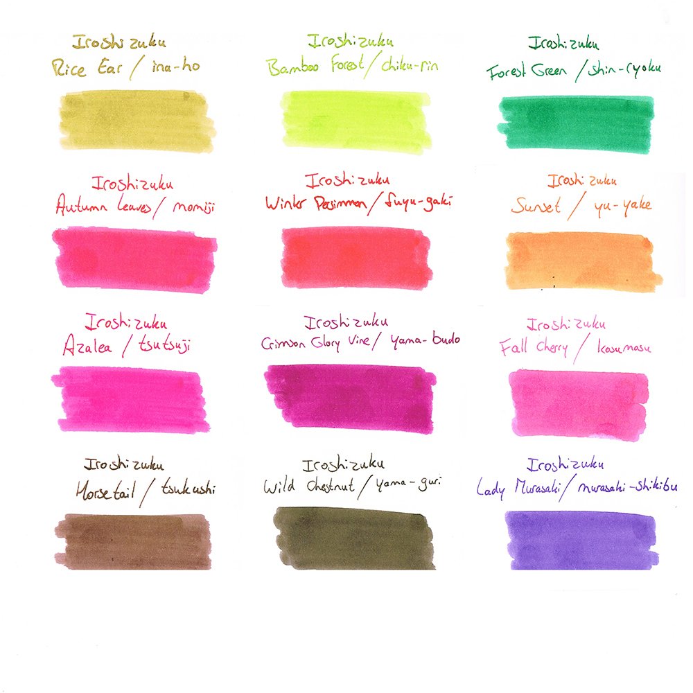 Pilot Iroshizuku Ink - Ink Bottles (24 colors)