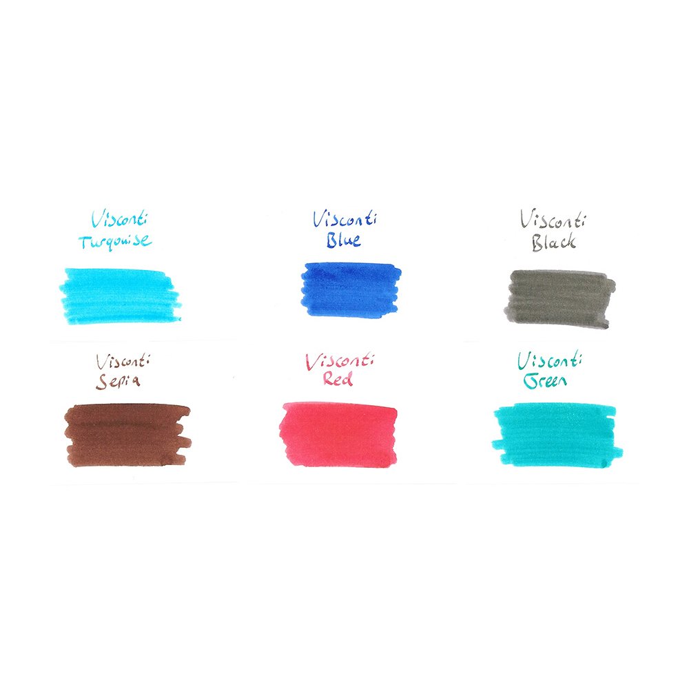 Visconti Ink - Ink Cartridges (10 pcs. - 6 colors)