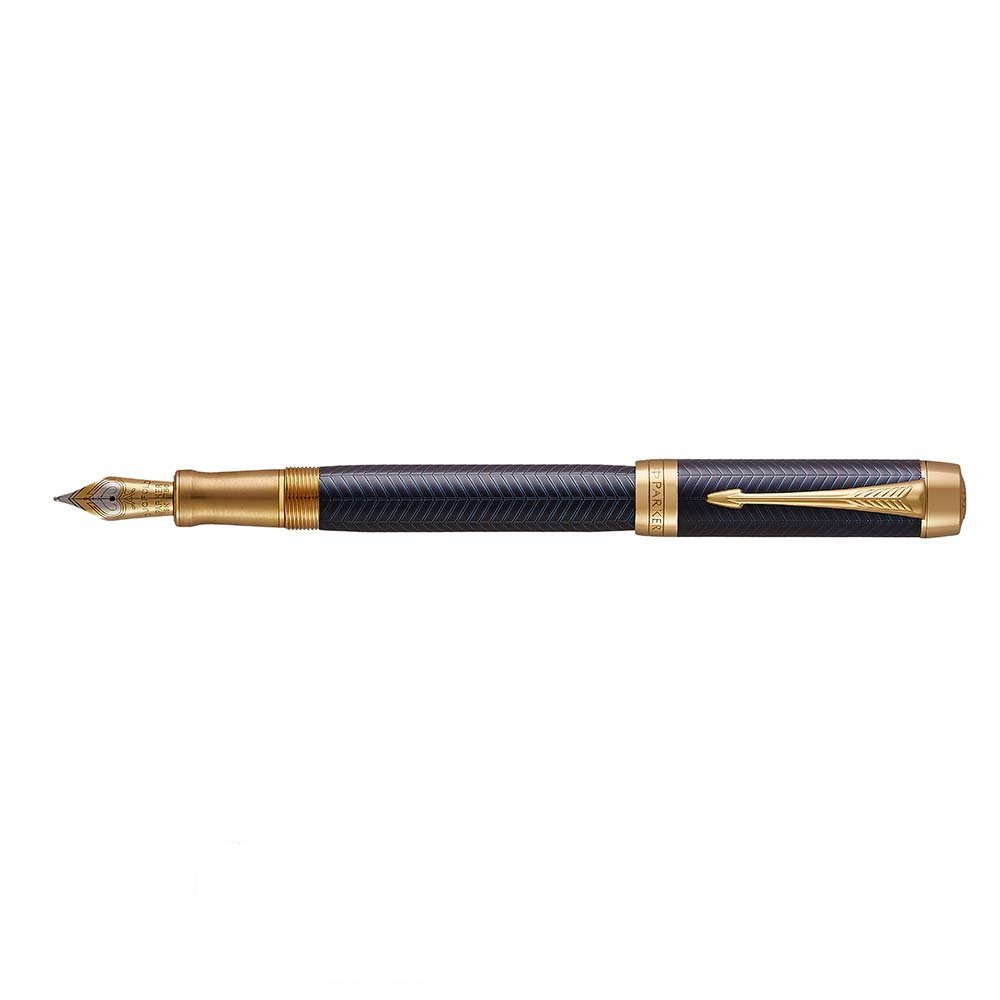 Parker Duofold Prestige Blue Chevron GT Centennial Fountain pen