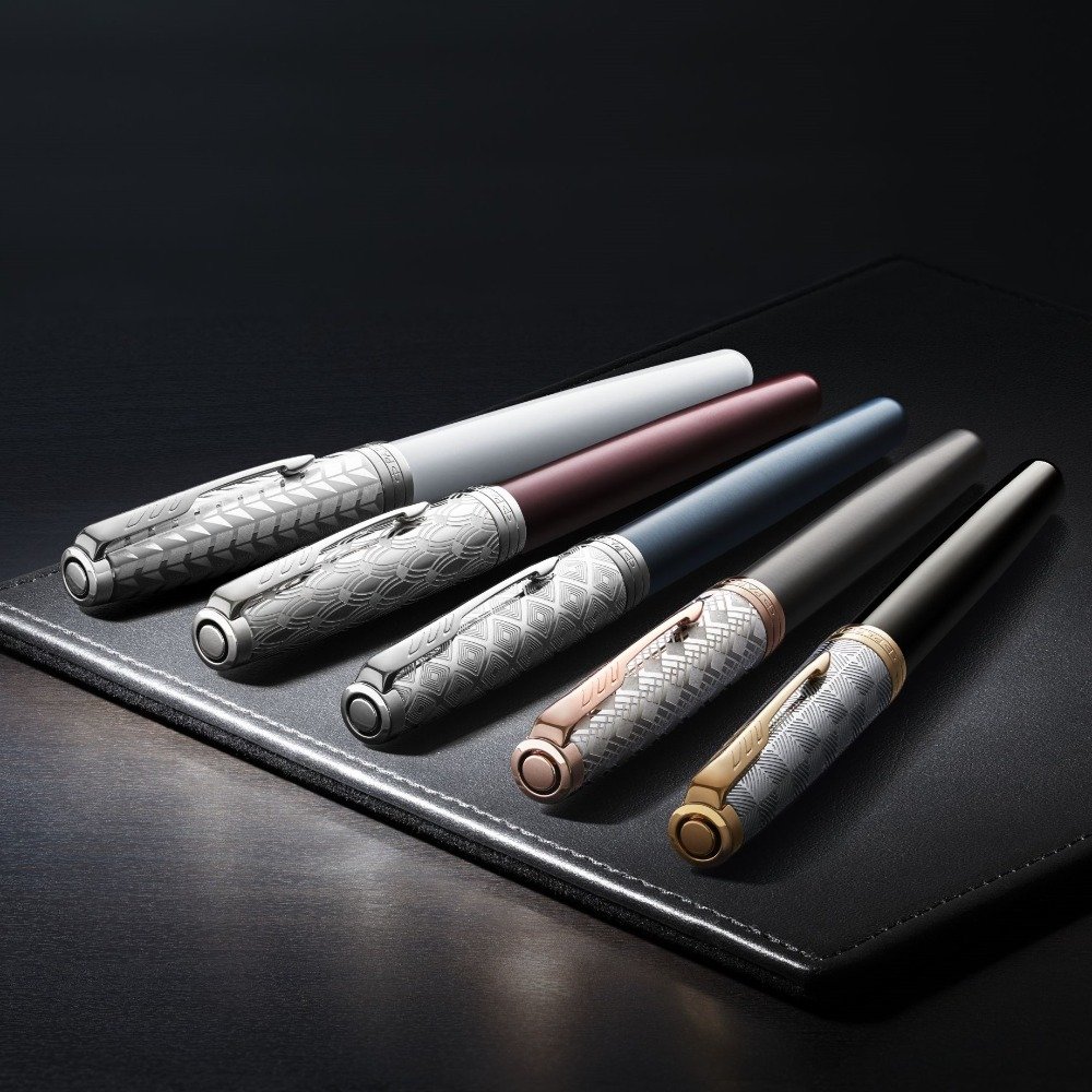 Parker Sonnet Metal & Blue Fountain pen