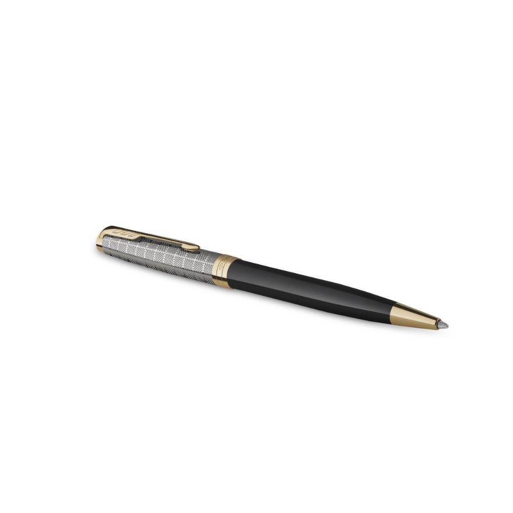 Parker Sonnet Metal & Black GT Ballpoint