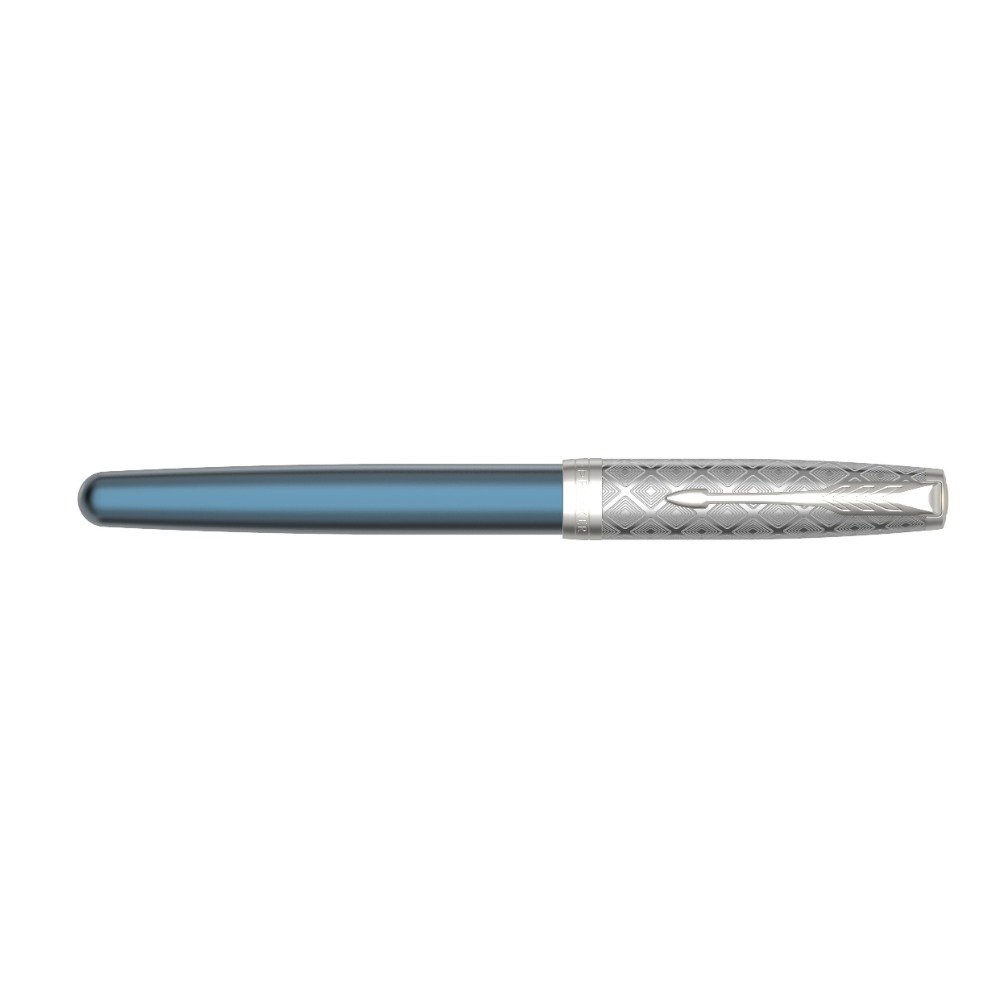 Parker Sonnet Metal & Blue Fountain pen