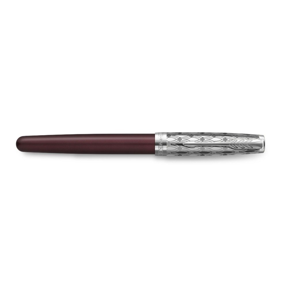 Parker Sonnet Metal & Red Fountain pen