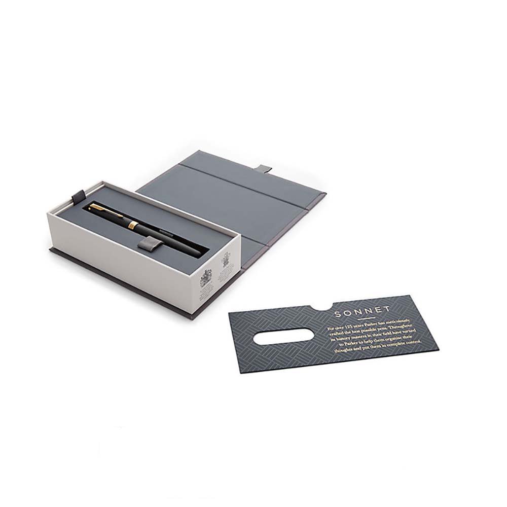 Parker Sonnet Matte Black GT Fountain pen