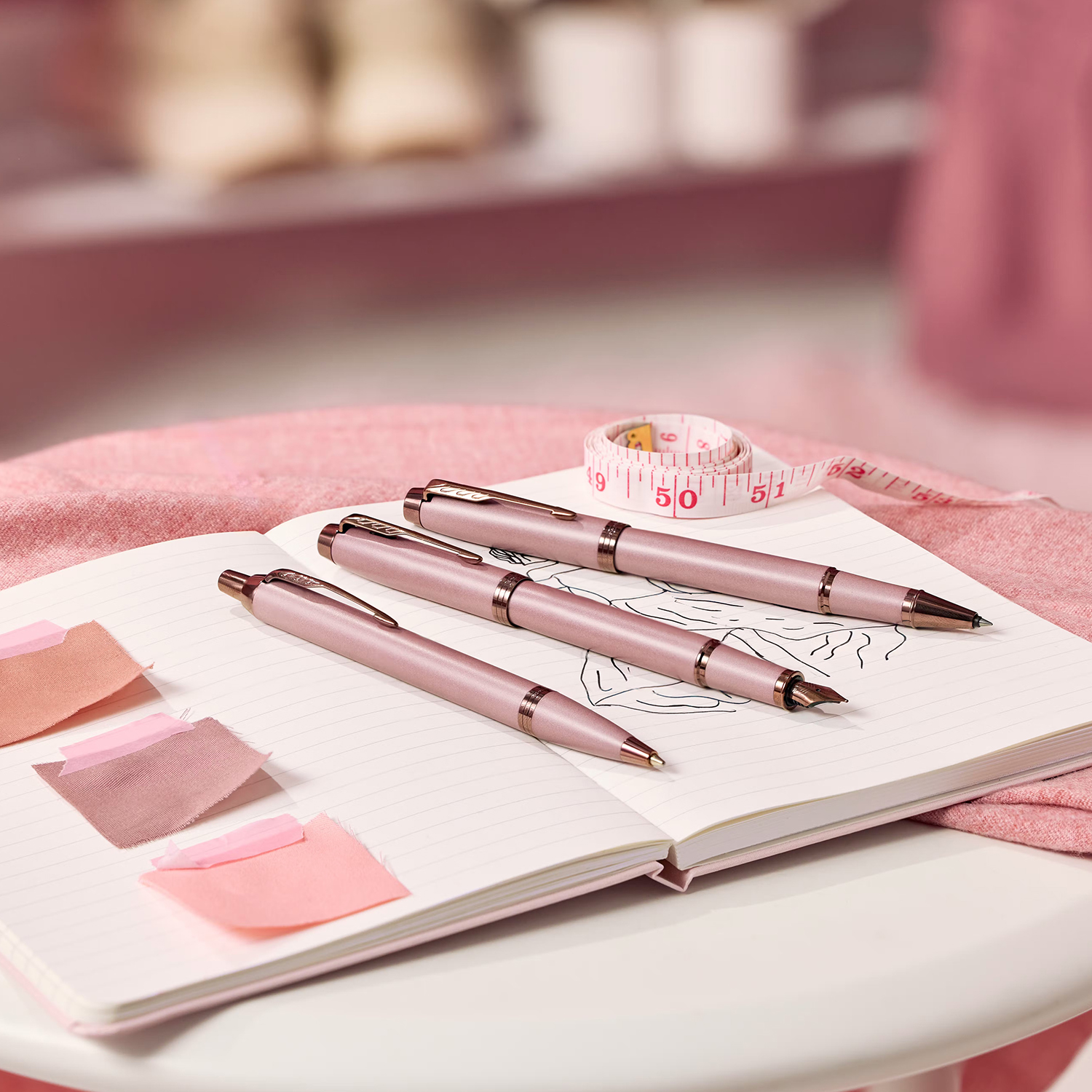 Parker IM Finishing Touch Mauve BRT Reservoarpenna