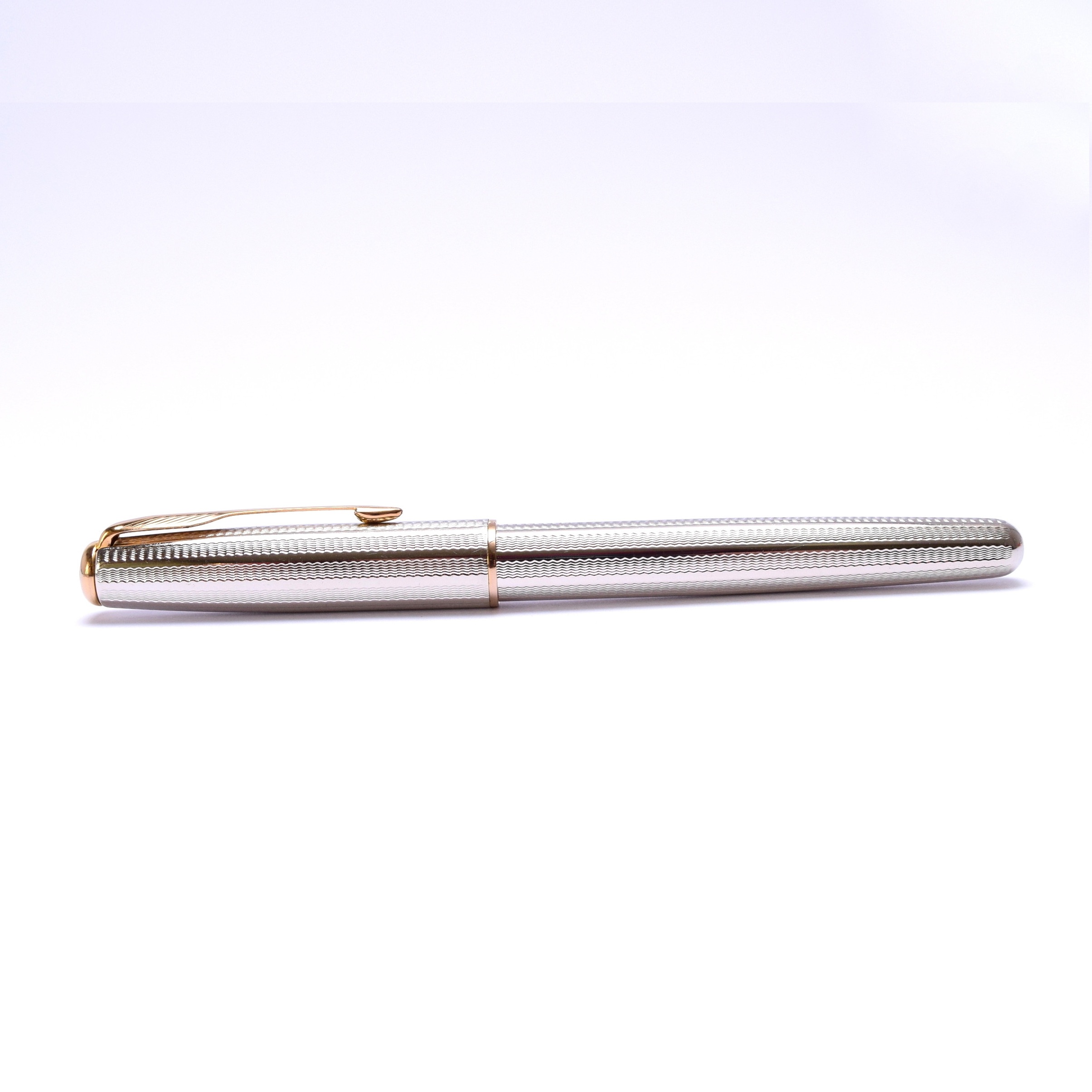 Parker Sonnet Cascade Silver GT Plumo Estilográfica