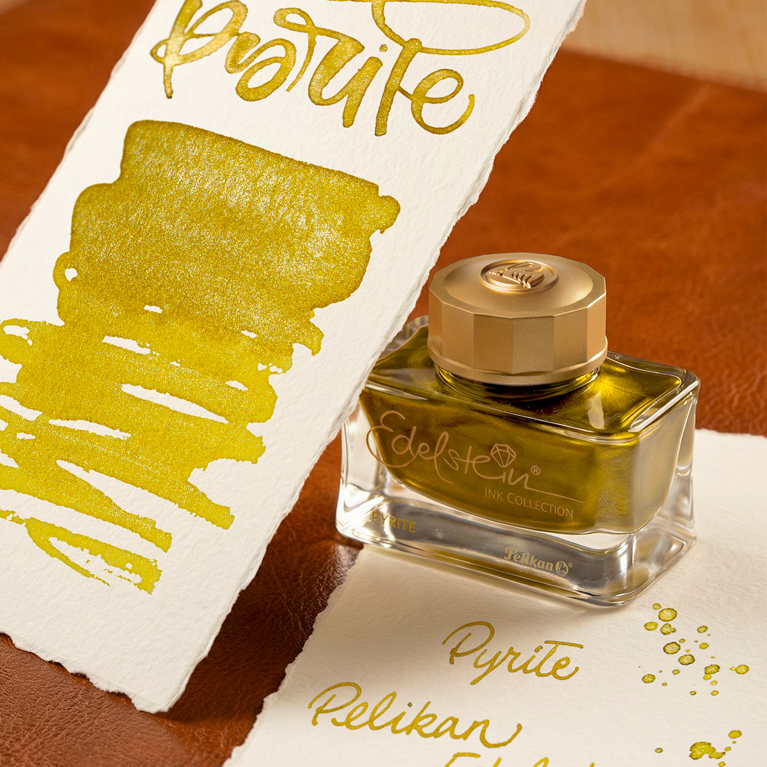 Pelikan Edelstein Ink of the Year 2026 Pyrite Ink Bottle