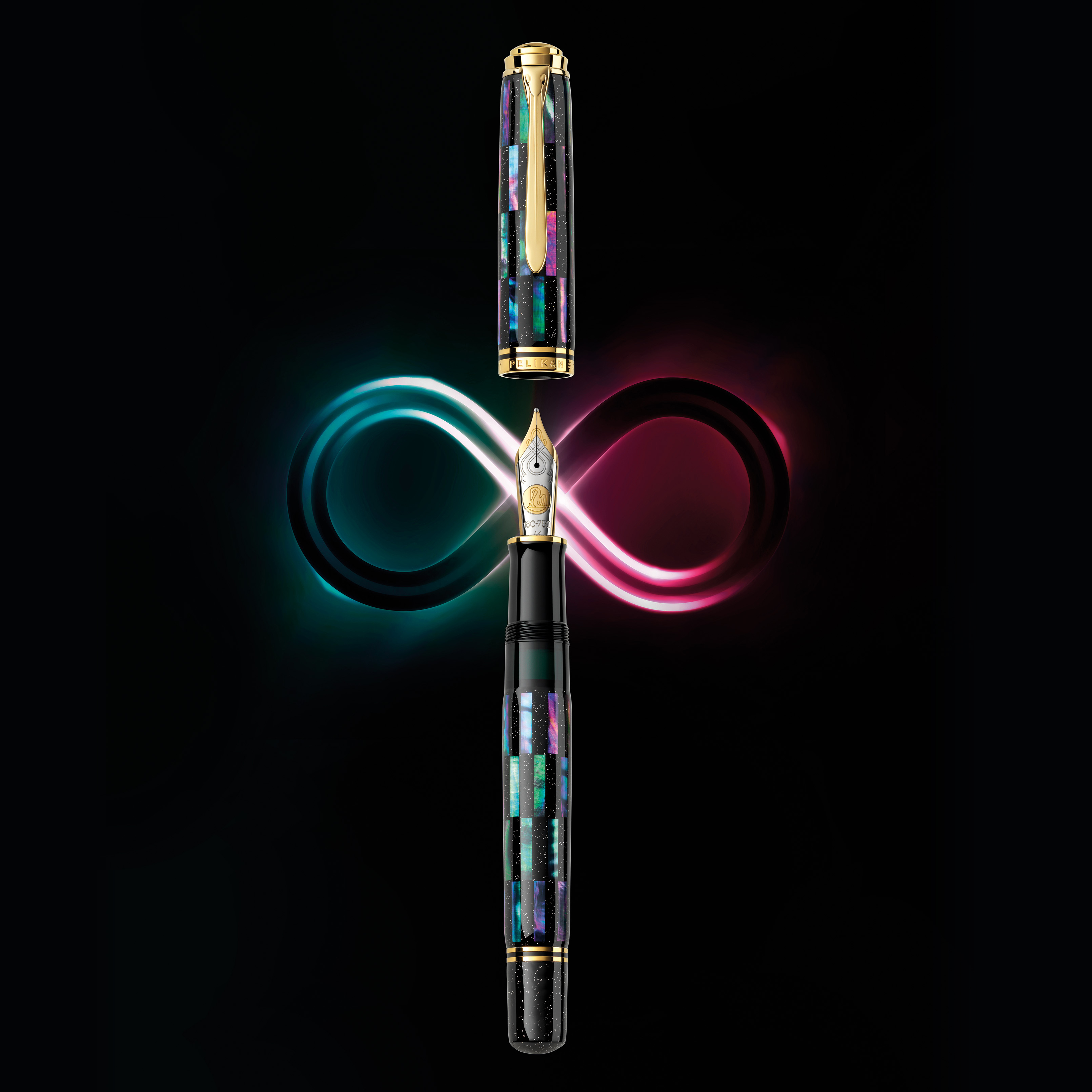 Pelikan Souverän M1000 Raden Black Infinity LE Pióro Wieczne